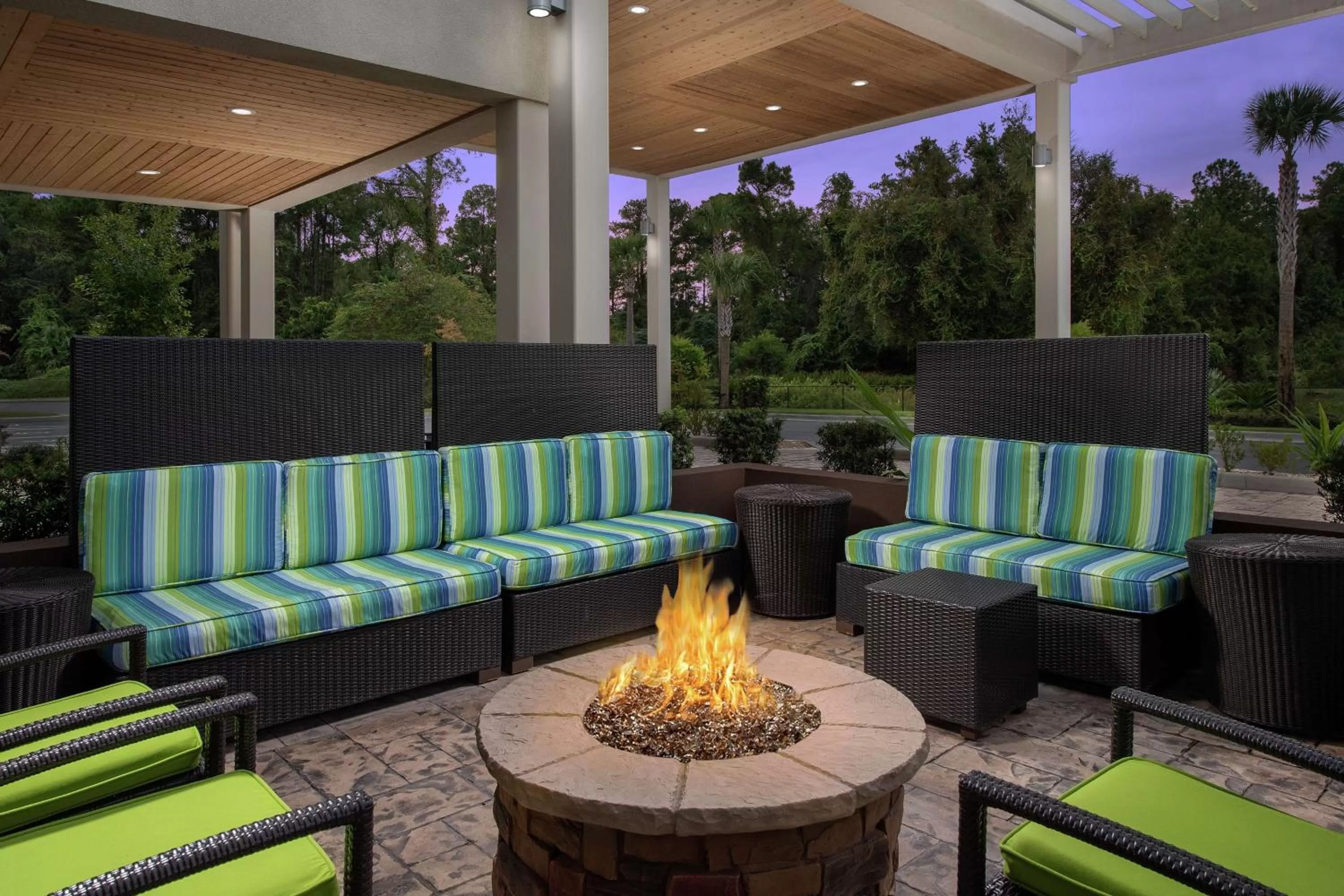Patio in Home2 Suites by Hilton Lake City