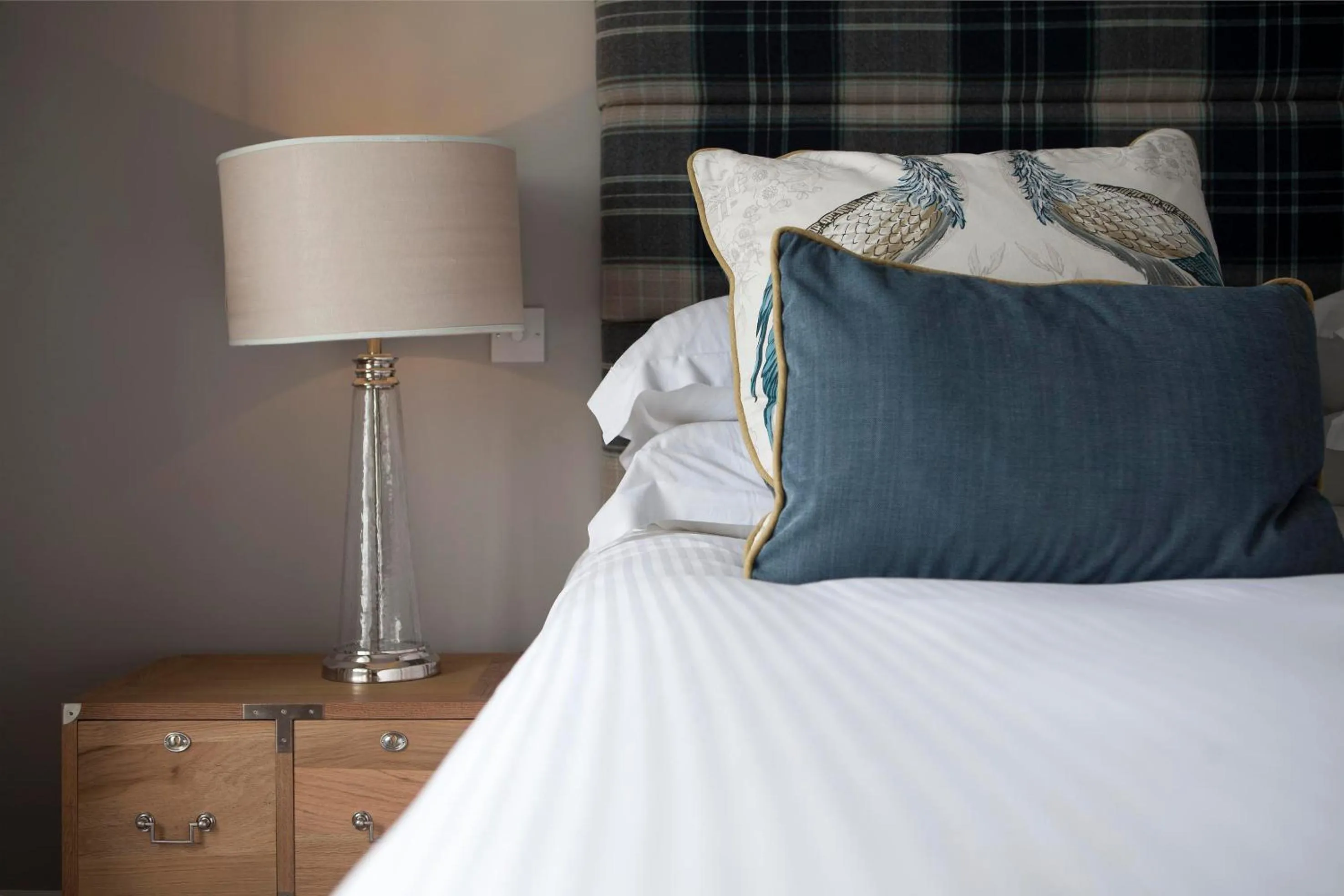 Decorative detail, Bed in The Gannet Inn