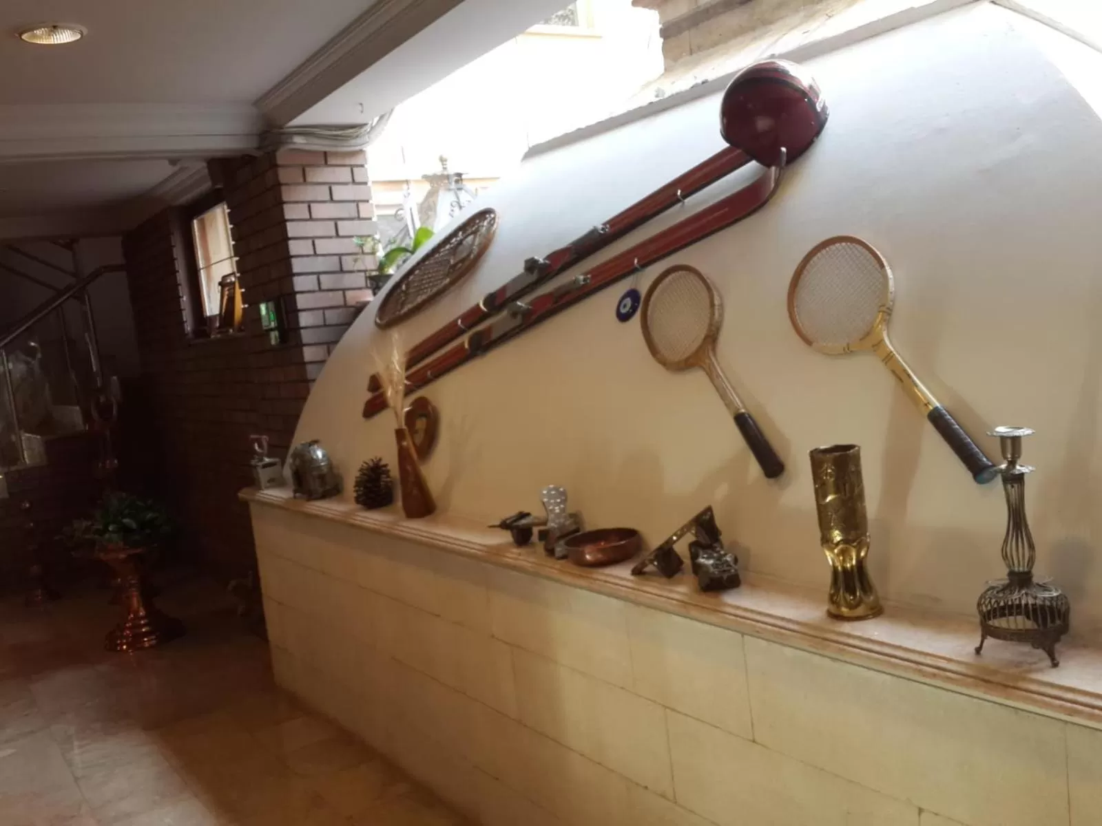 Decorative detail in Boyuguzel Termal Hotel