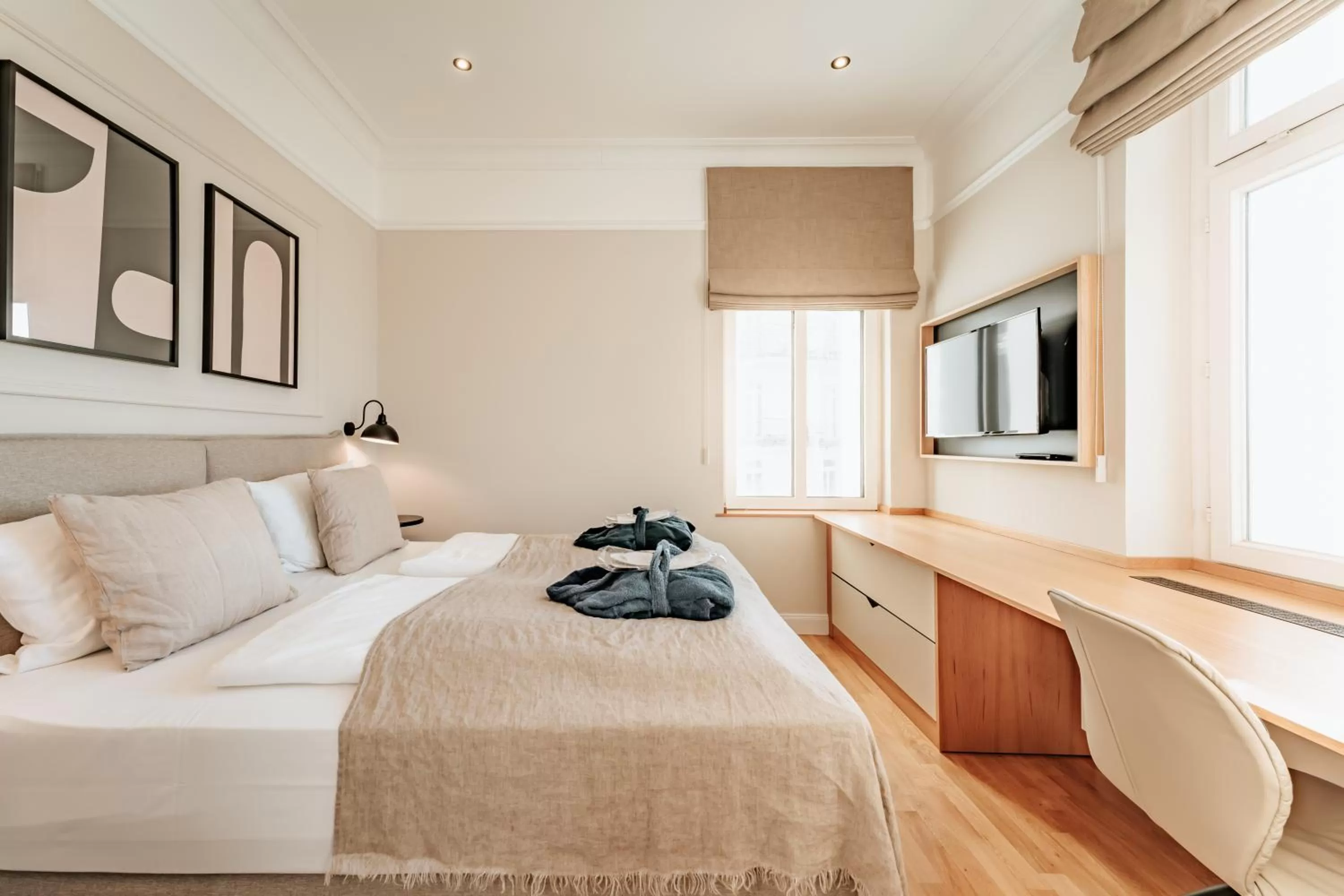 Bed in Strandhotel Kurhaus Juist