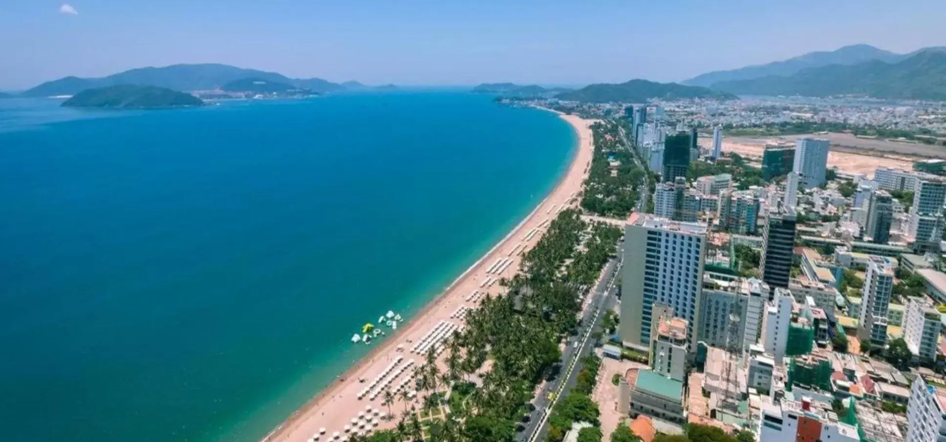 Beach, Bird's-eye View in Glory Nha Trang Hotel