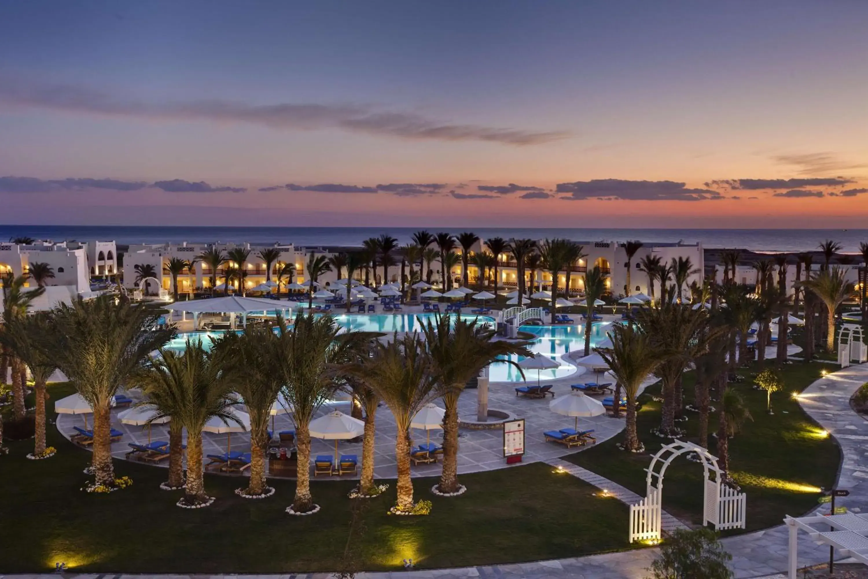 Pool view in Hilton Marsa Alam Nubian Resort