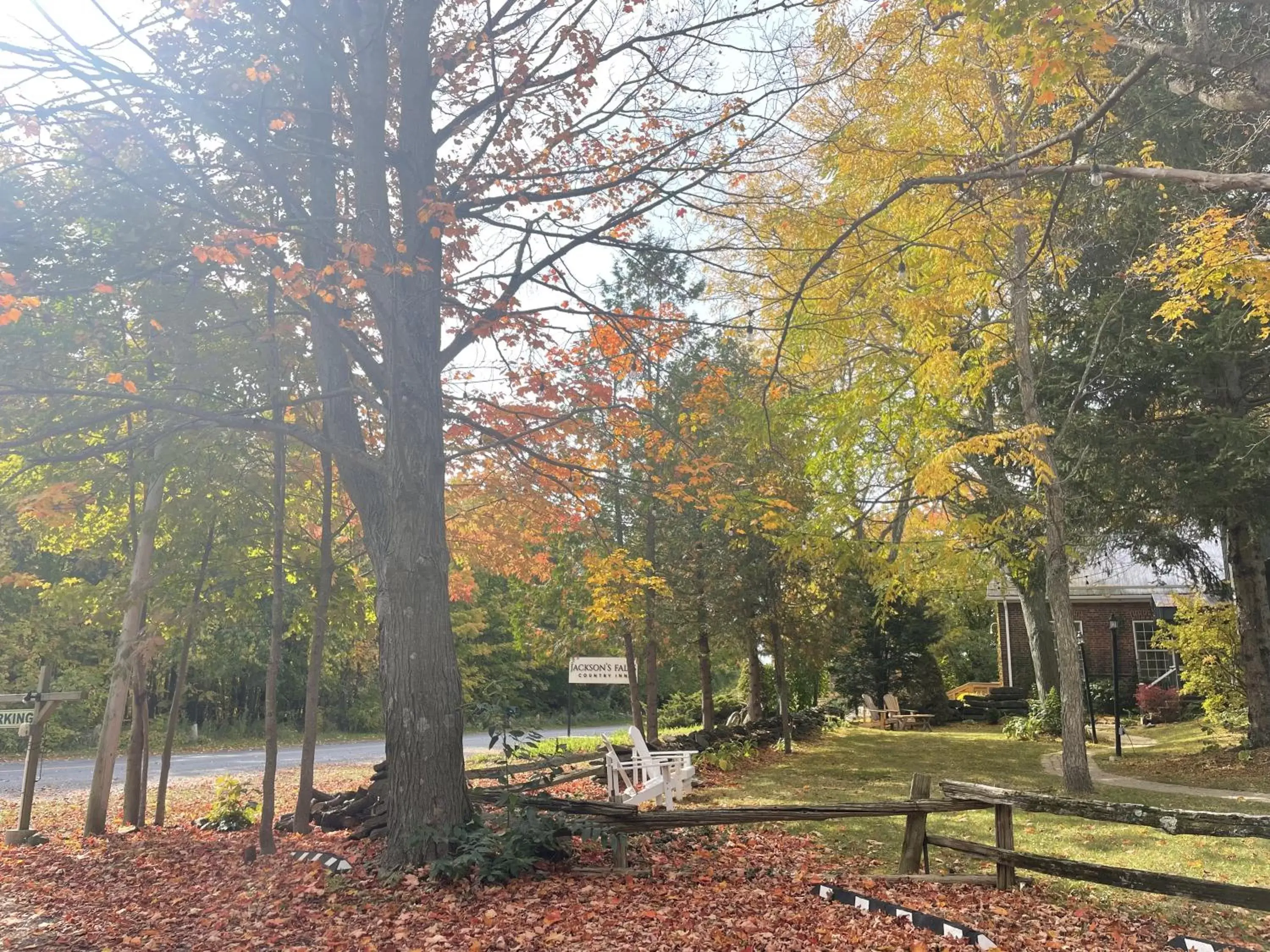 Garden in Jackson's Falls Country Inn