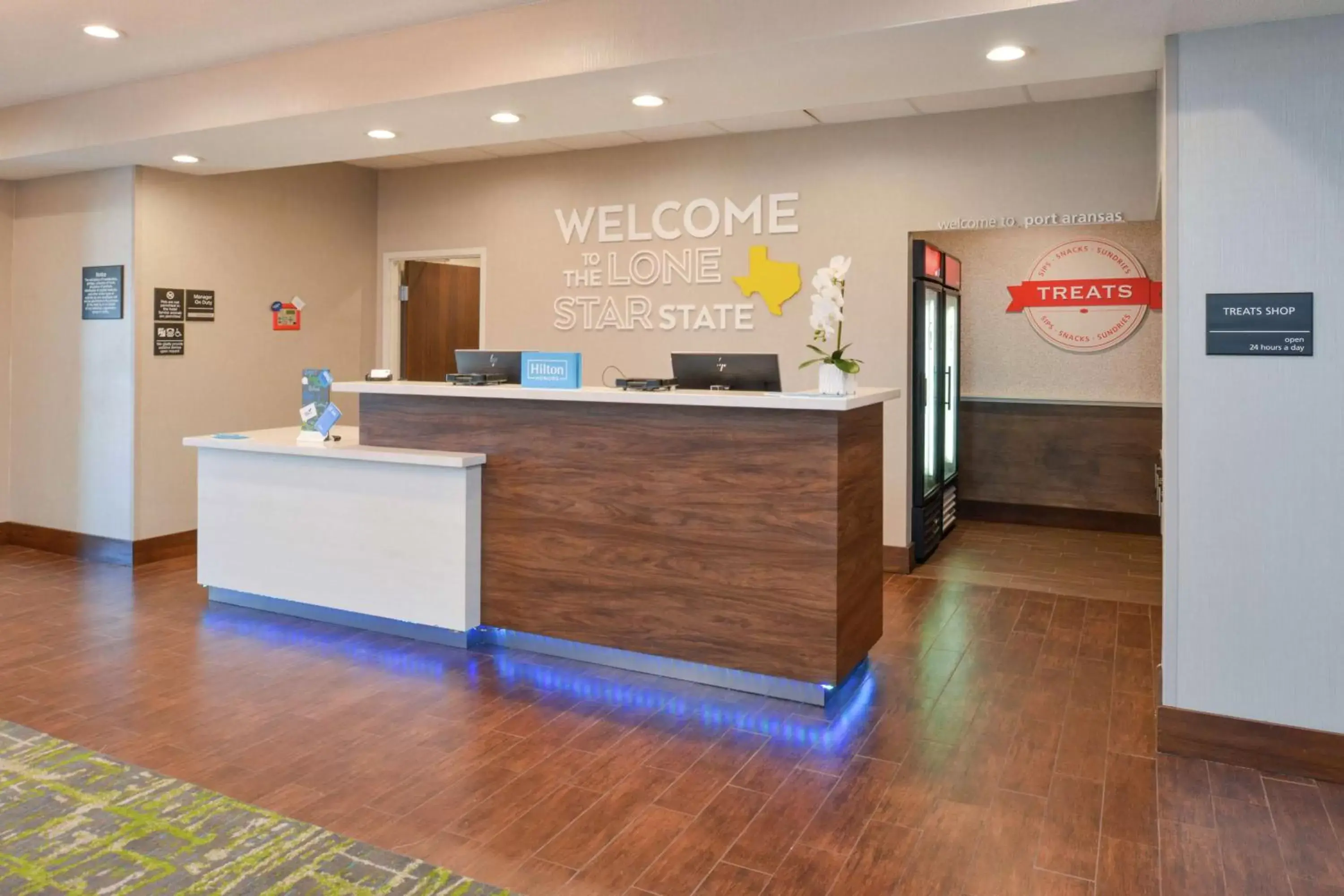 Lobby or reception in Hampton Inn and Suites Port Aransas Lobby or reception in Hampton Inn and Suites Port Aransas
