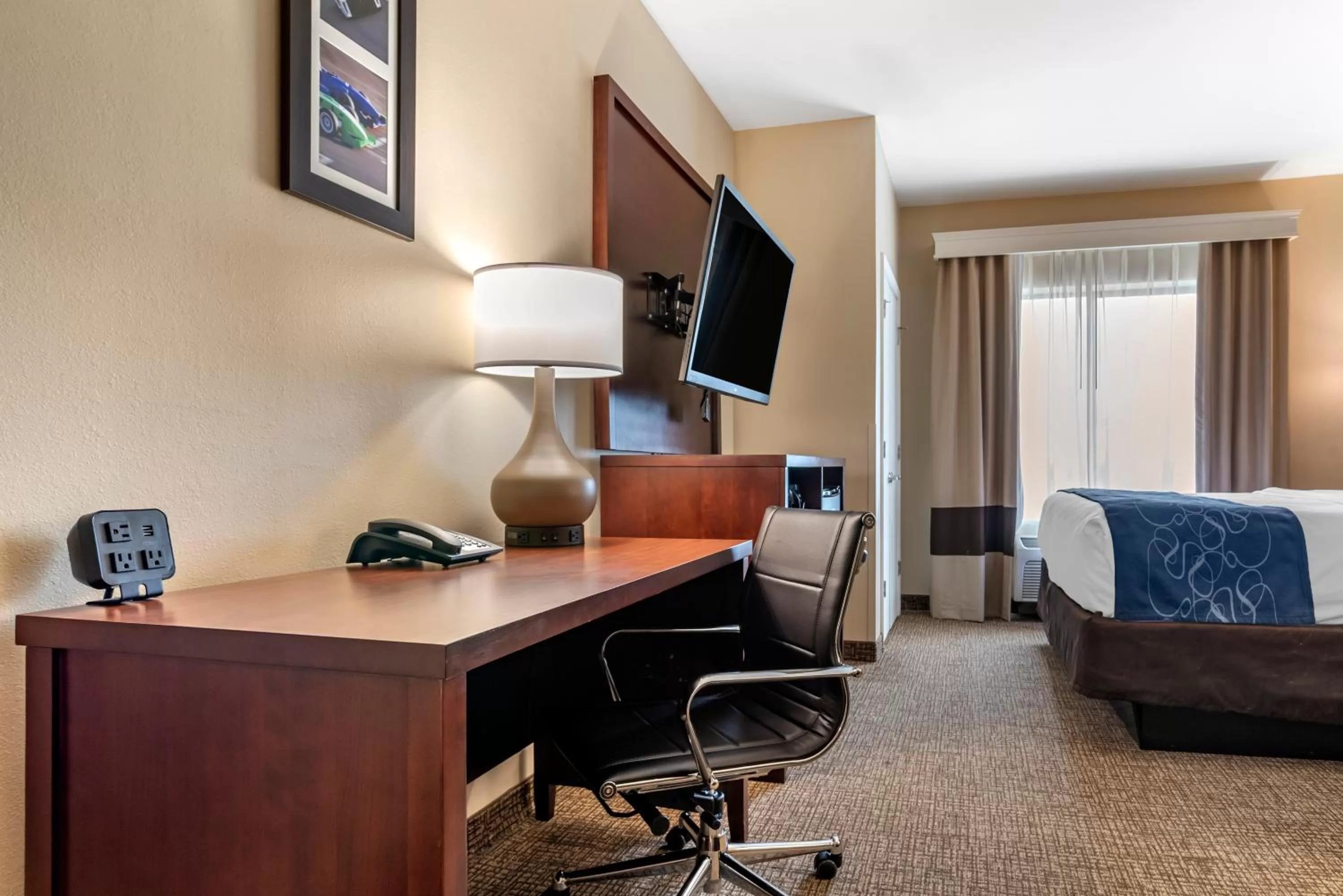 TV and multimedia in Comfort Suites Pell City near Logan Martin Lake