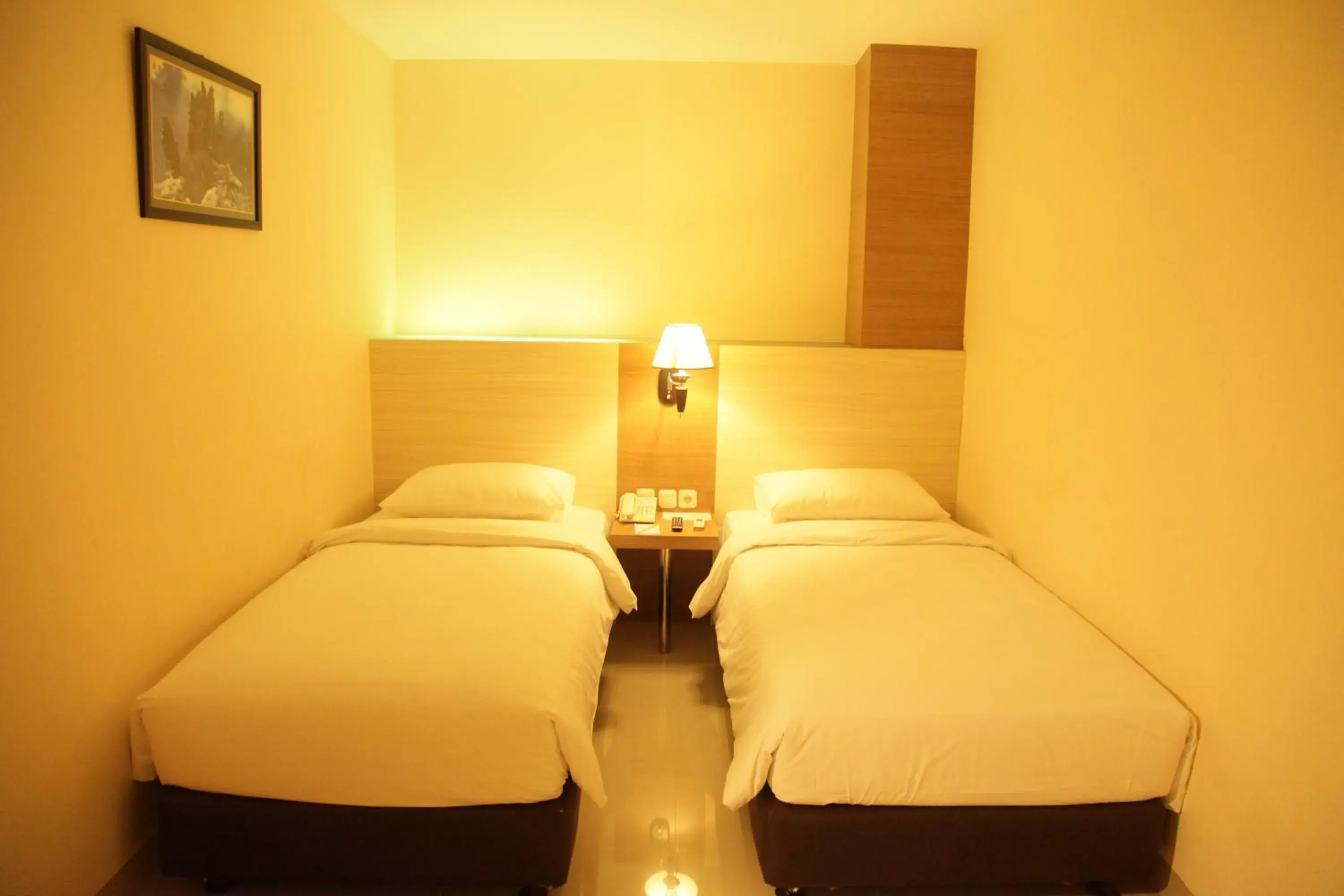 Bed in Winstar Hotel Pekanbaru