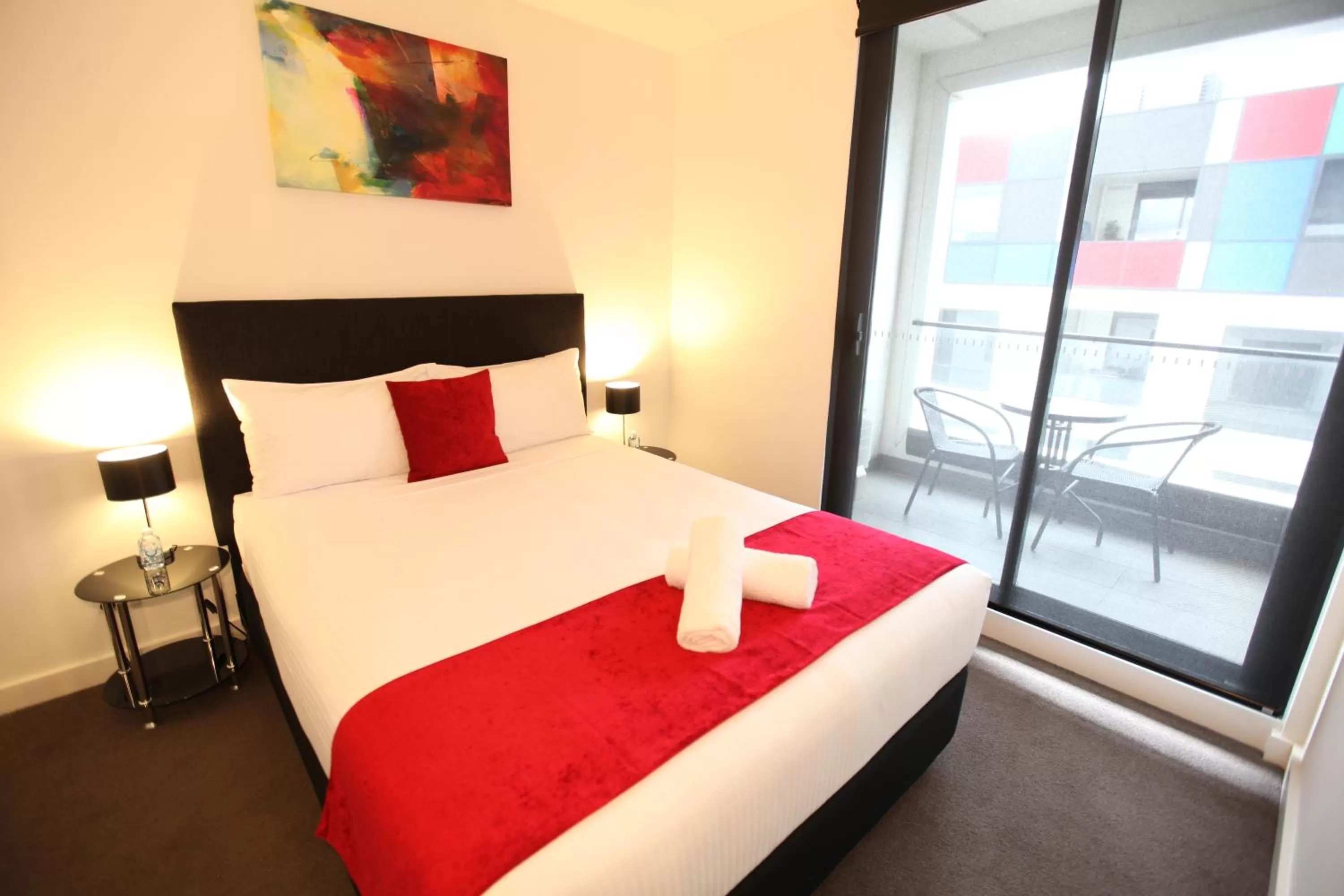 Bed in Melbourne Knox Central Apartment Hotel Official