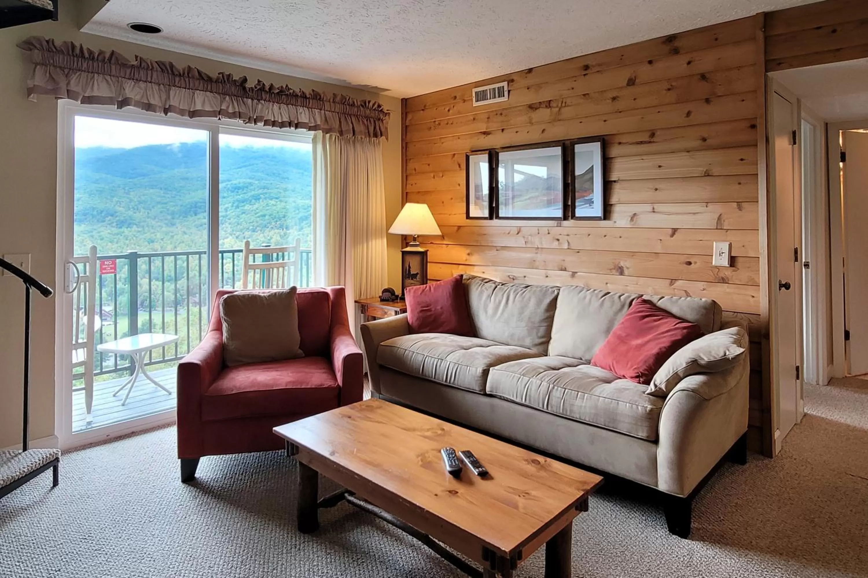 Seating Area in Grand View Loft