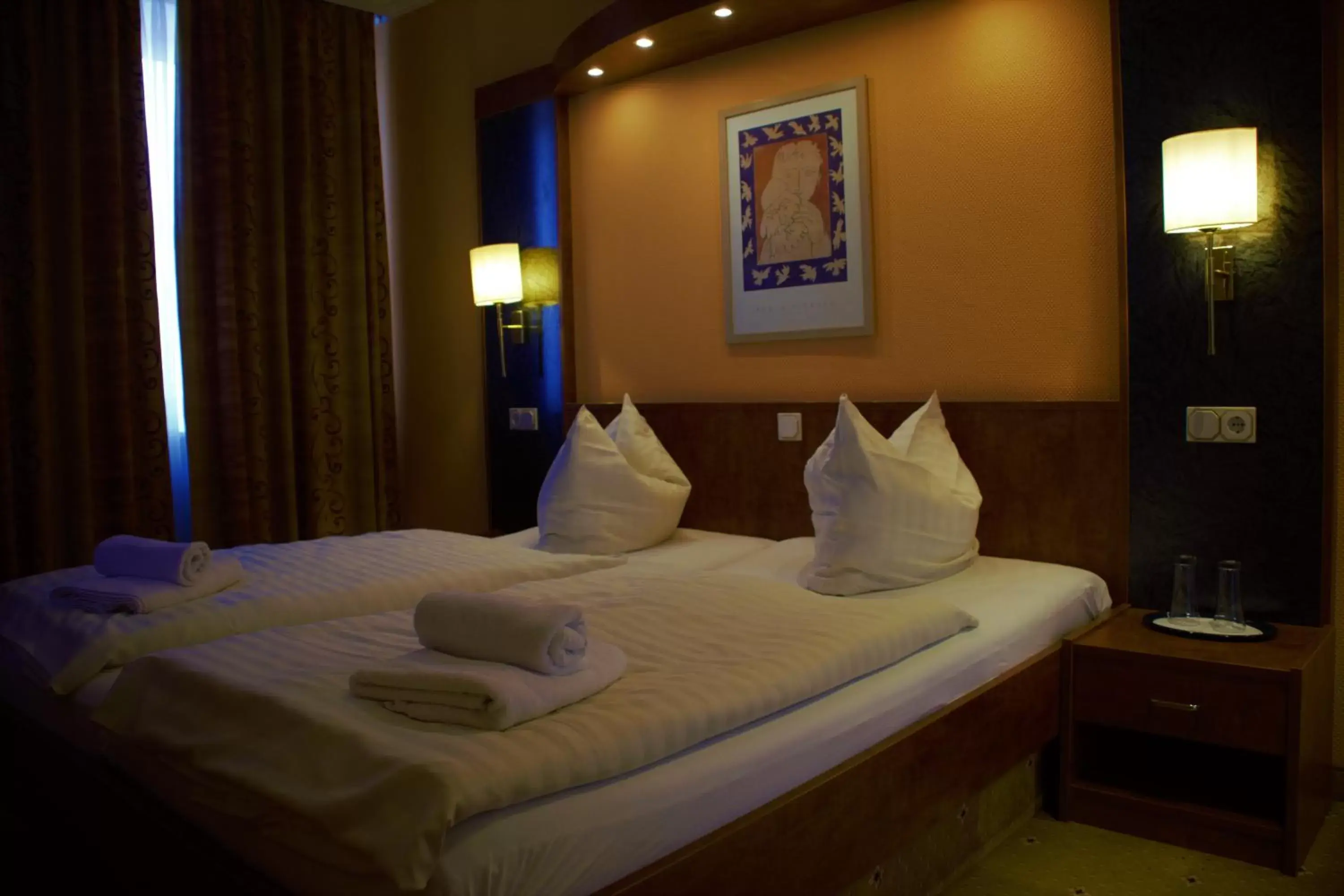 Bed in Hotel am Bahnhof Bed in Hotel am Bahnhof