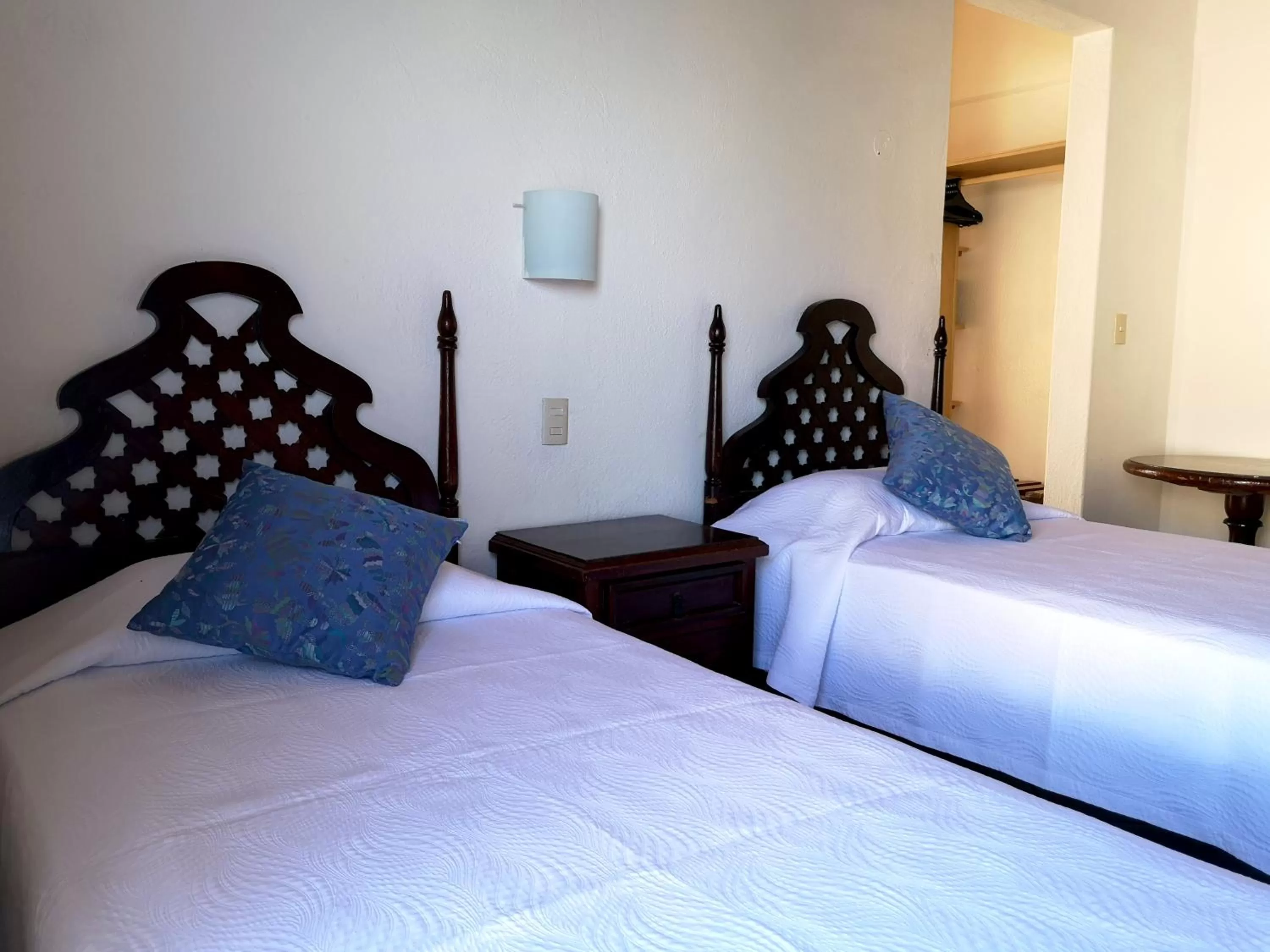 Bed in Hotel El Pescador