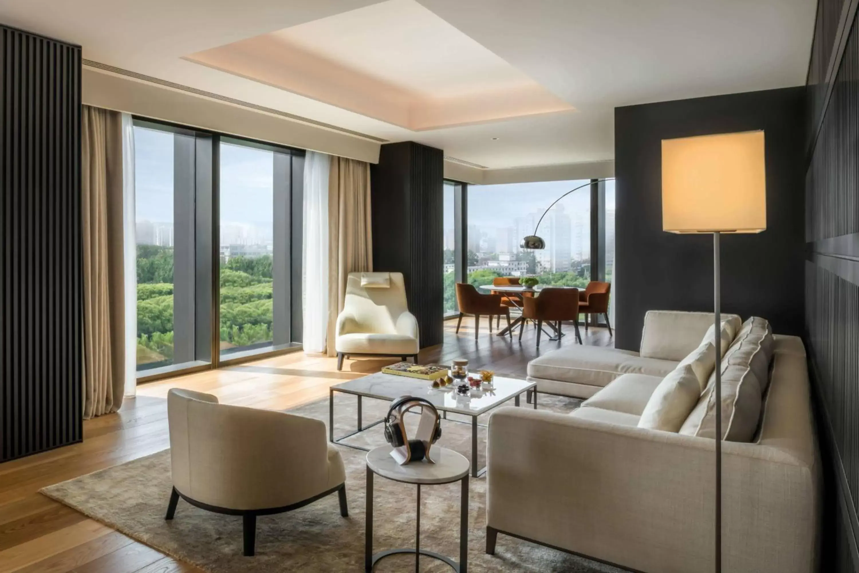 Living room, Seating Area in Bulgari Hotel, Beijing