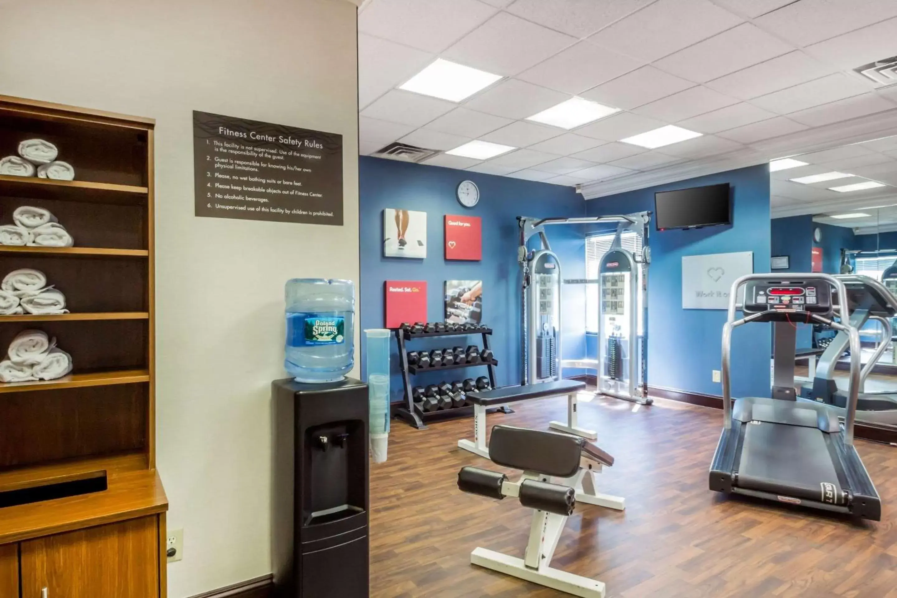 Fitness centre/facilities in Comfort Suites Avenel