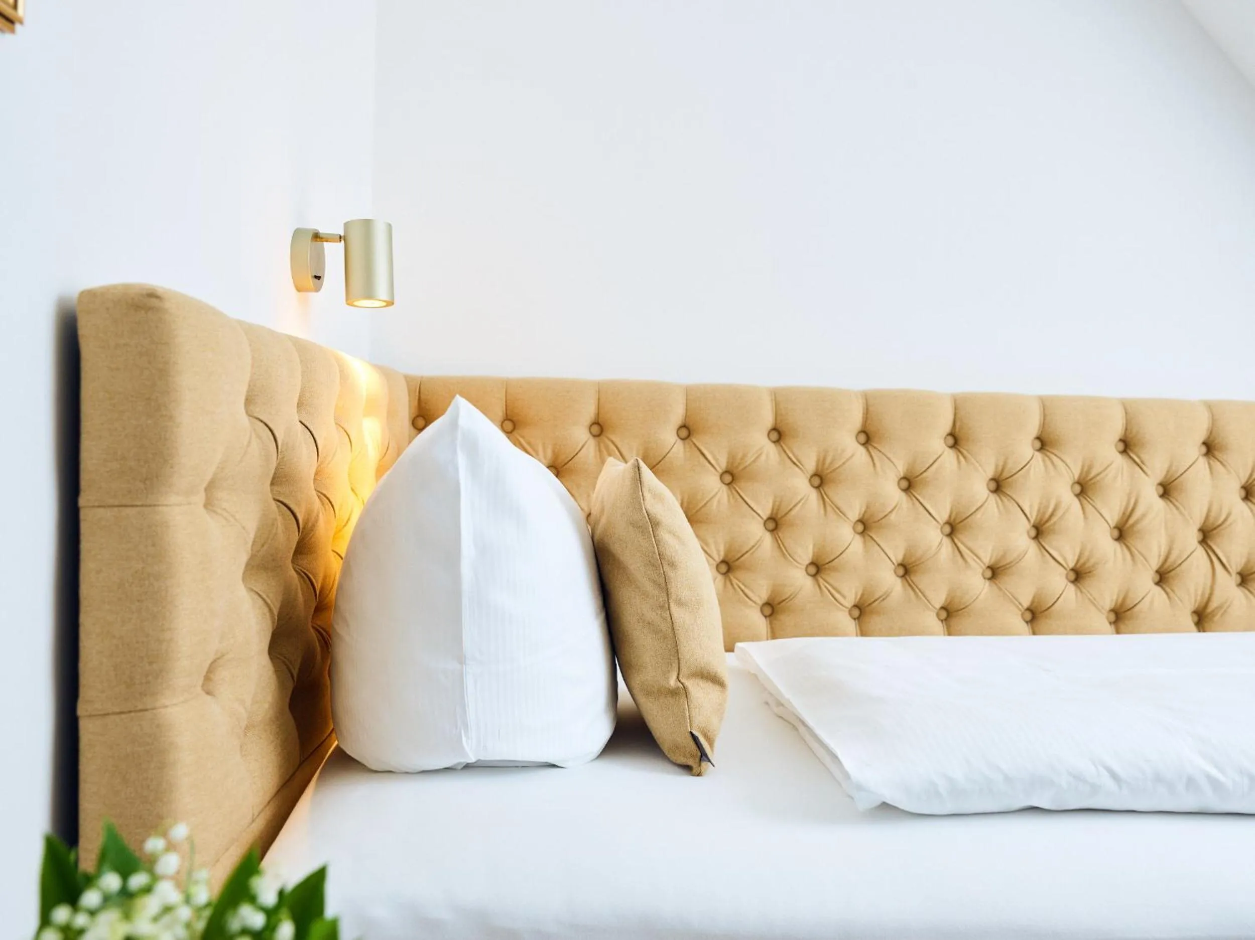 Bed in Hotel Lindenufer