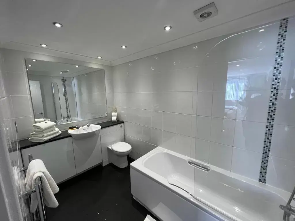 Bathroom in Revelstoke Hotel