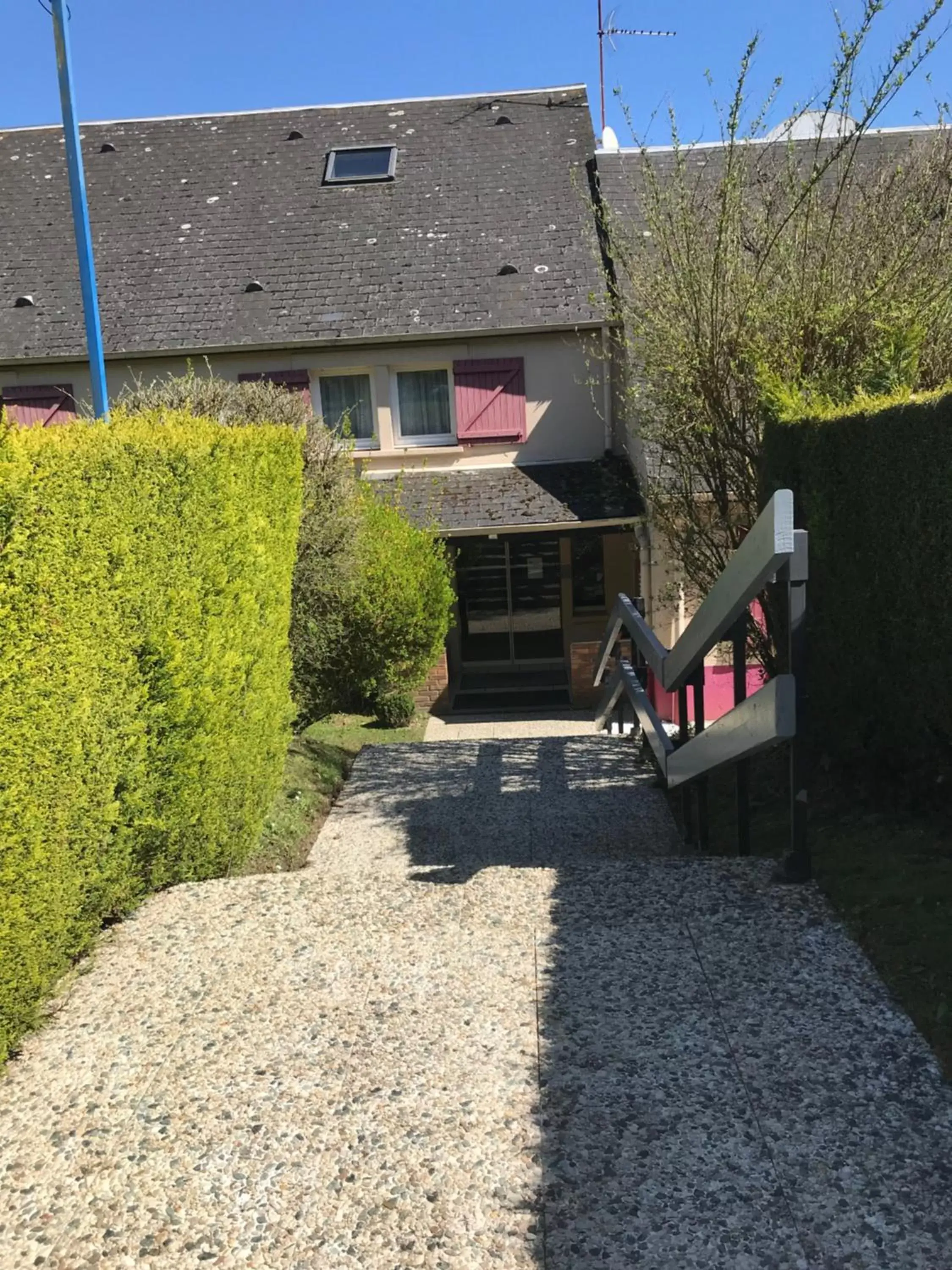 Patio, Property Building in Hotel Inn Design Le Havre