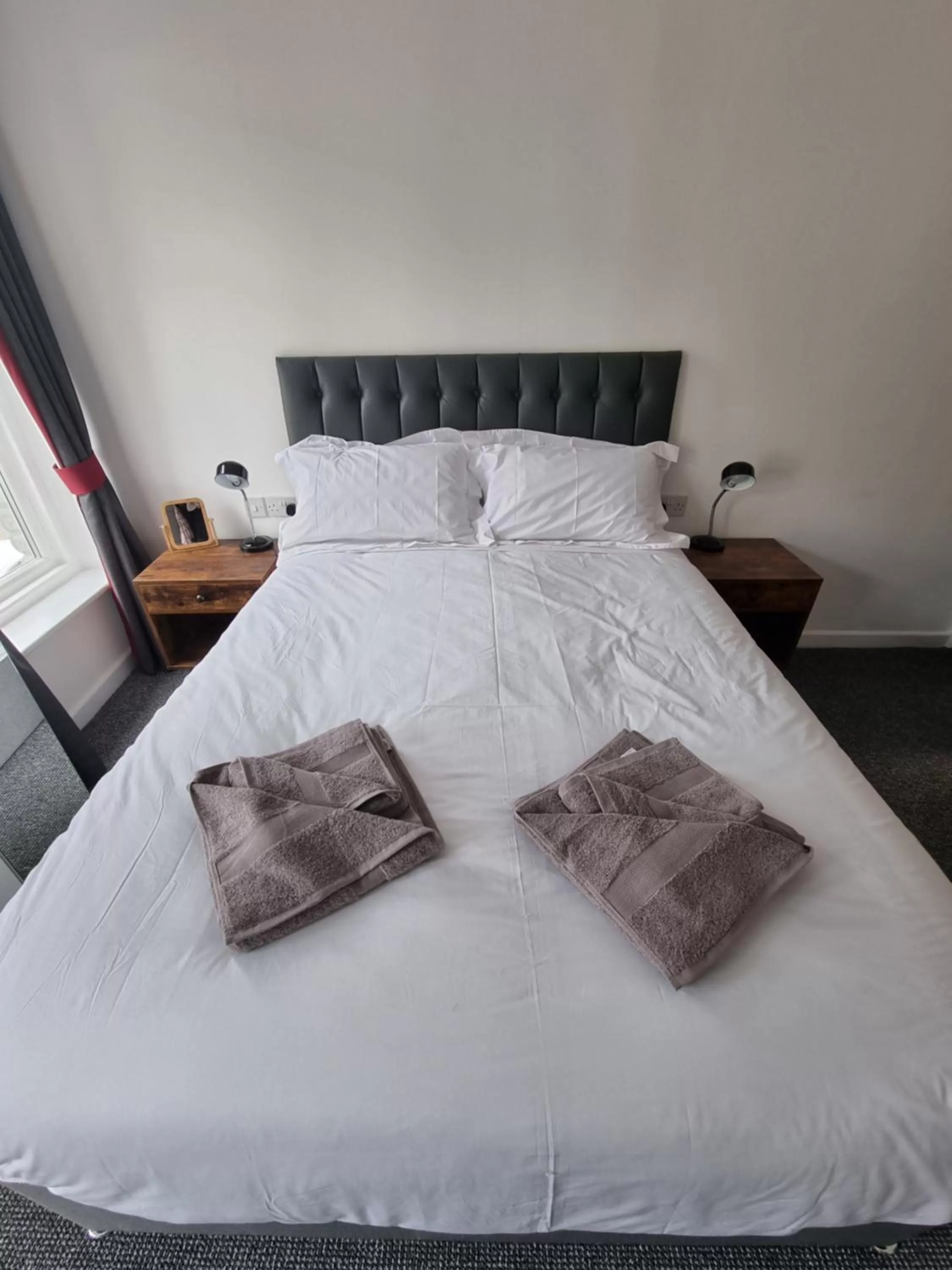 Bed in Langley House Hotel