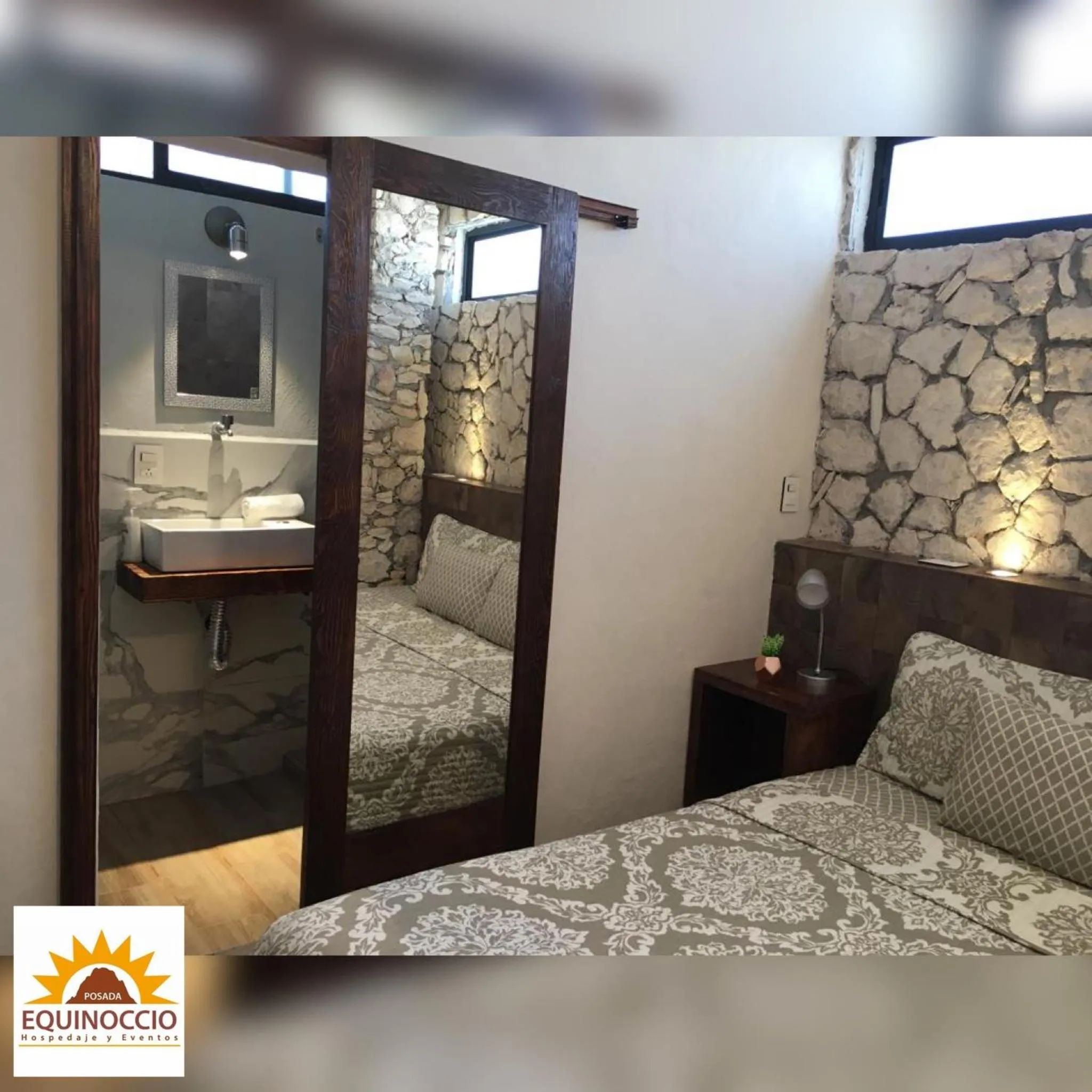 Bedroom, Bed in Posada Equinoccio