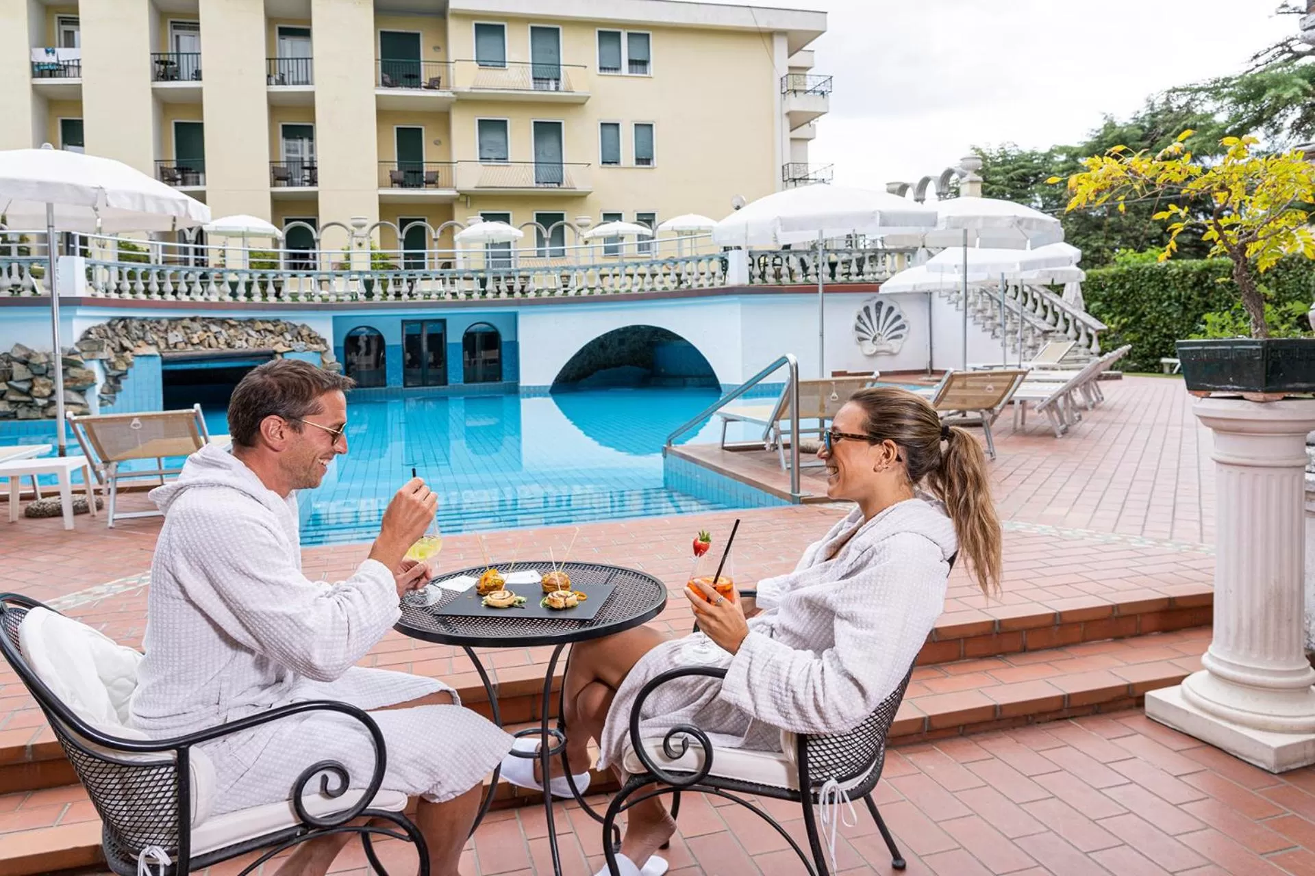Swimming pool in Hotel Terme Olympia