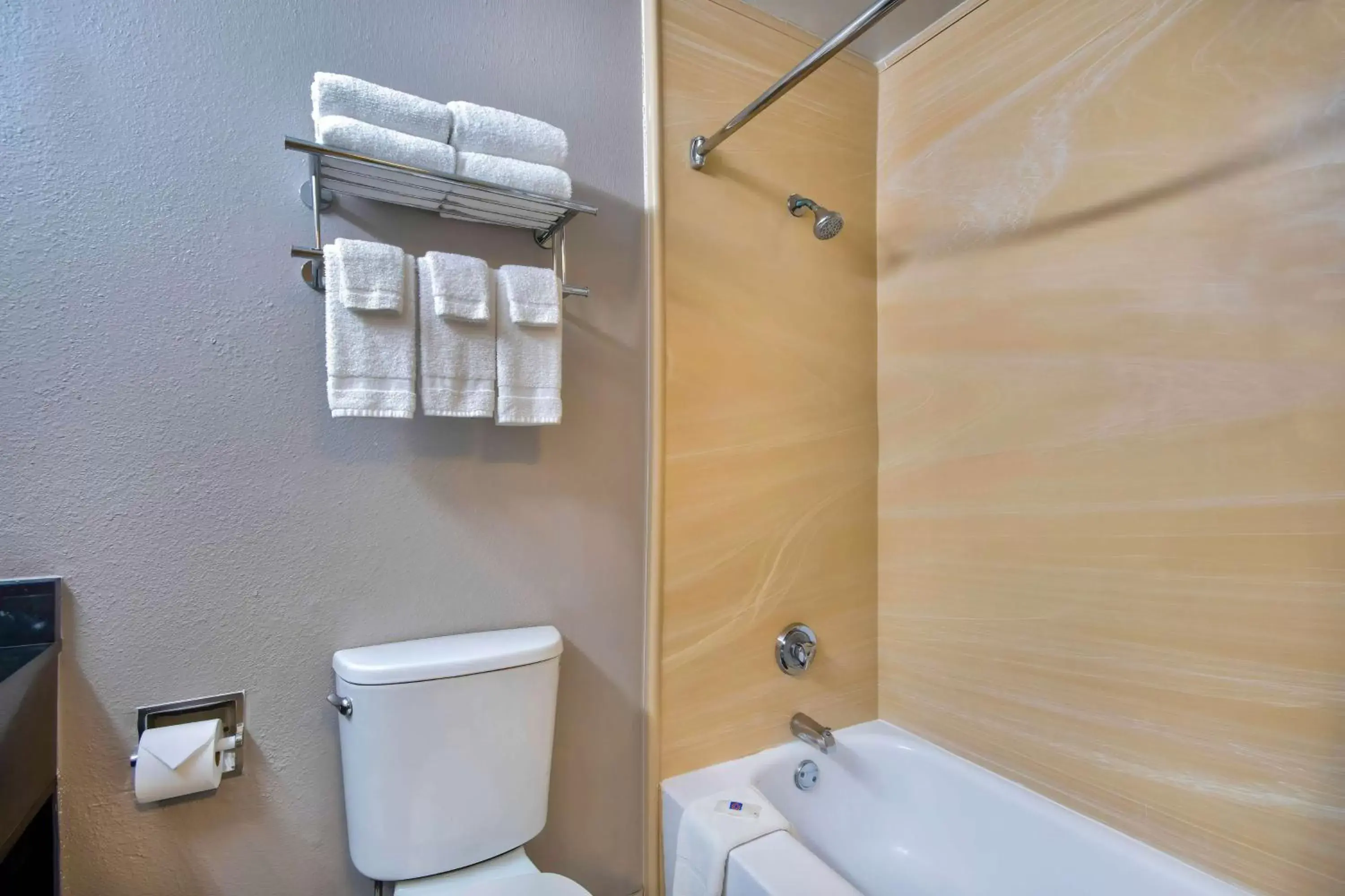 Bathroom in Studio 6-San Antonio, TX - Medical Center