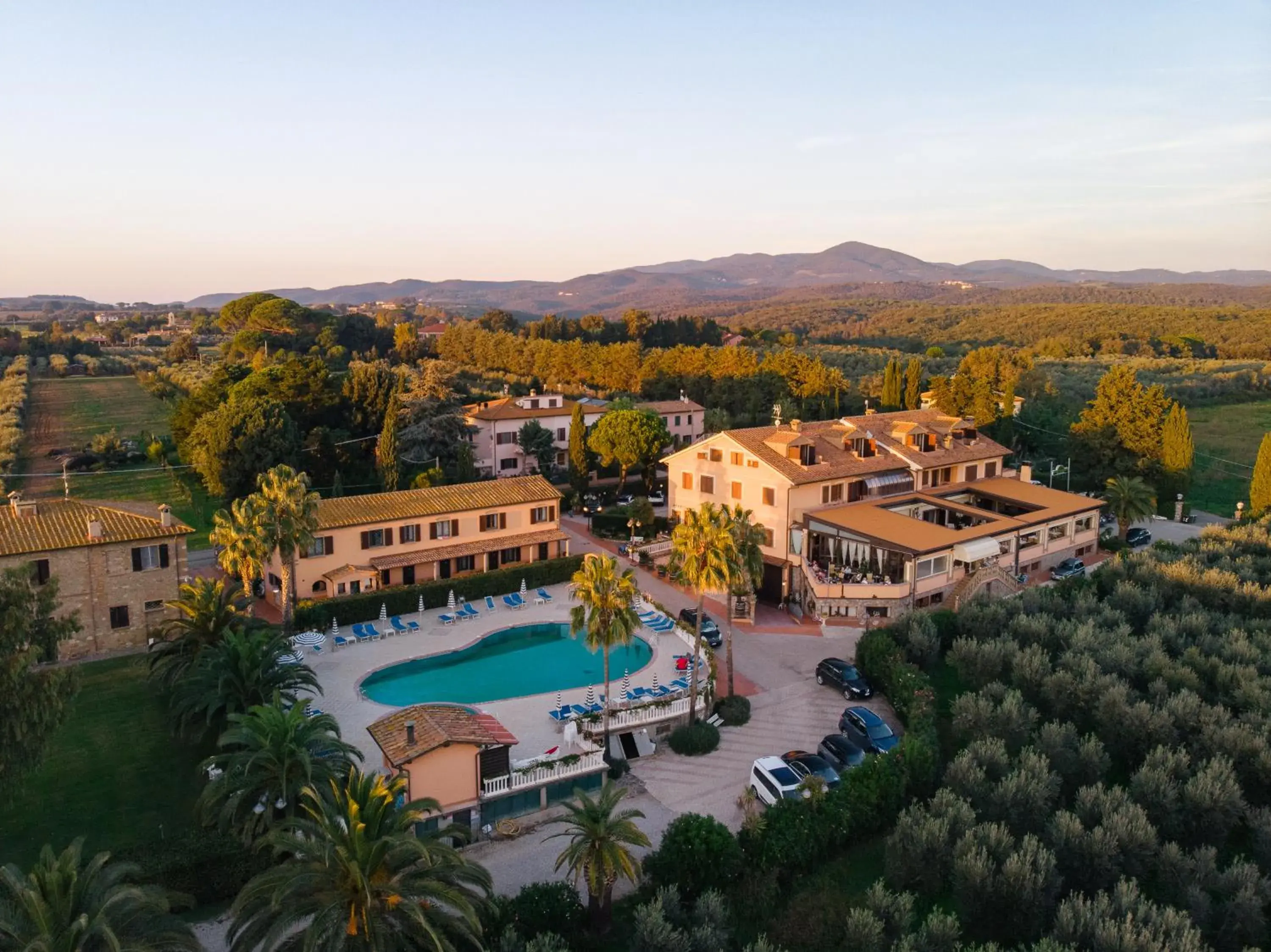 Bird's eye view, Bird's-eye View in Agrihotel Elisabetta