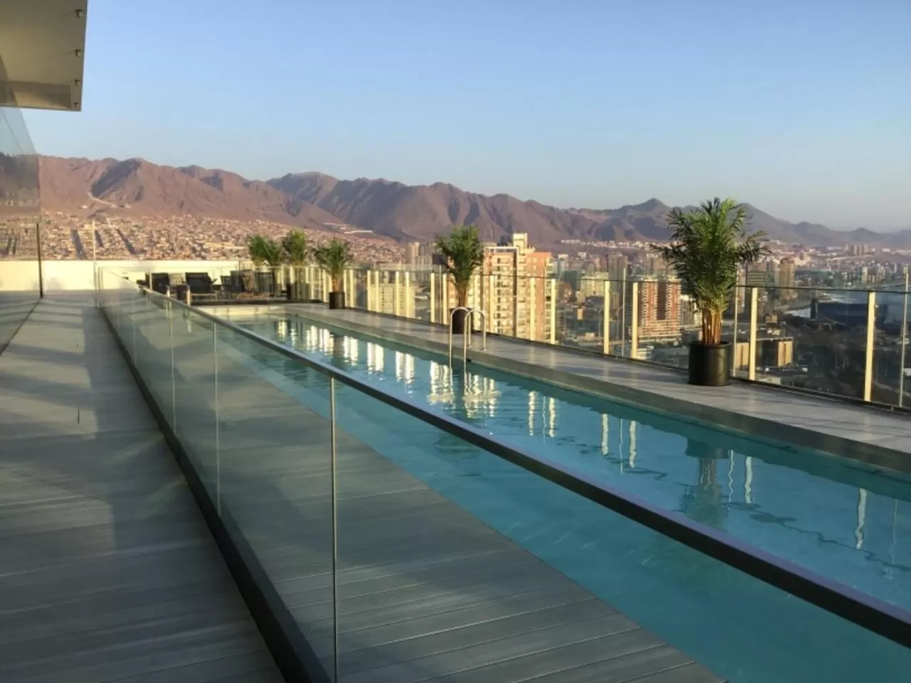 Swimming pool in EcoApart Antofagasta