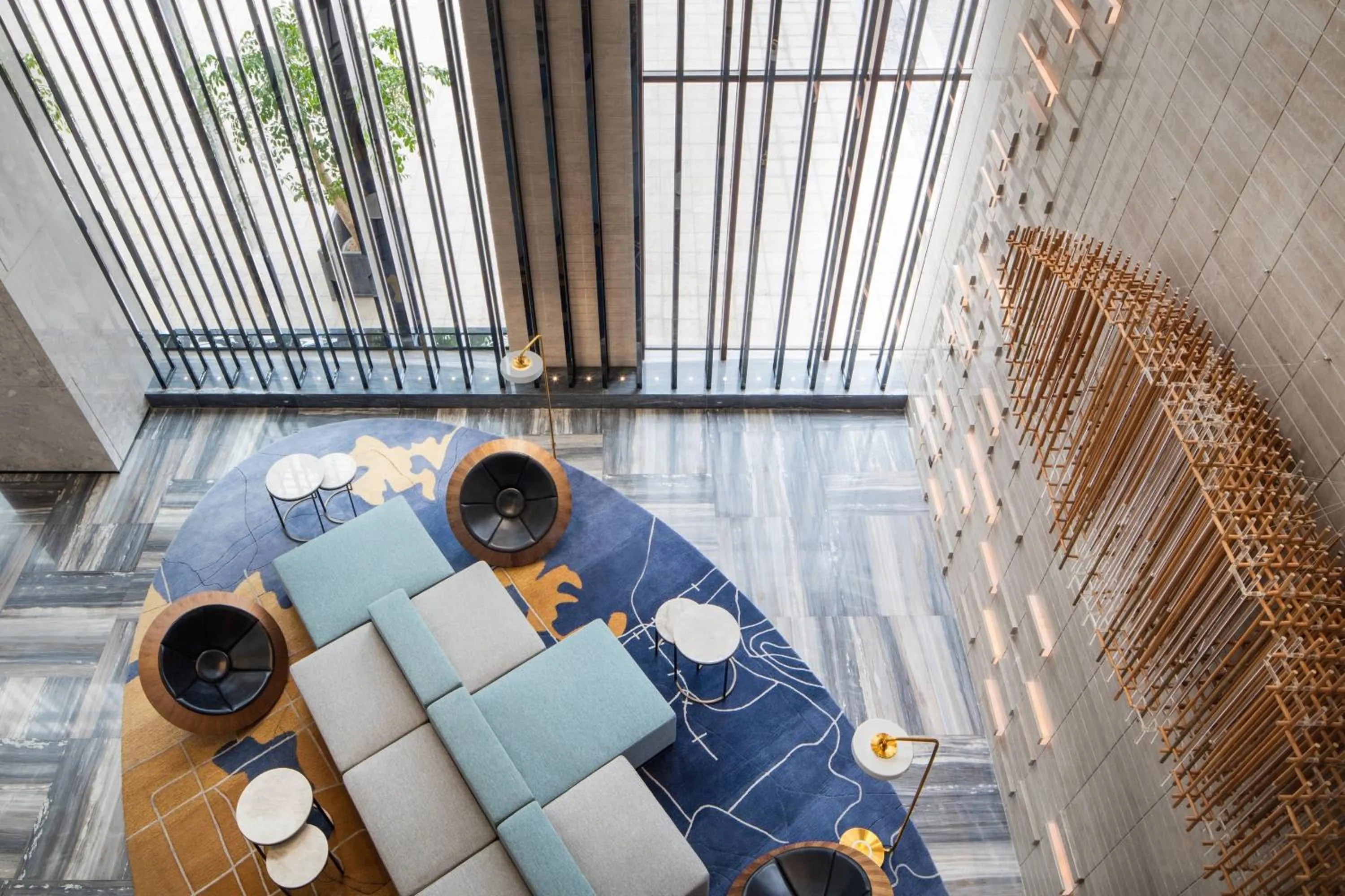 Lobby or reception in Courtyard by Marriott Shunde Longjiang, Near Furniture Fair