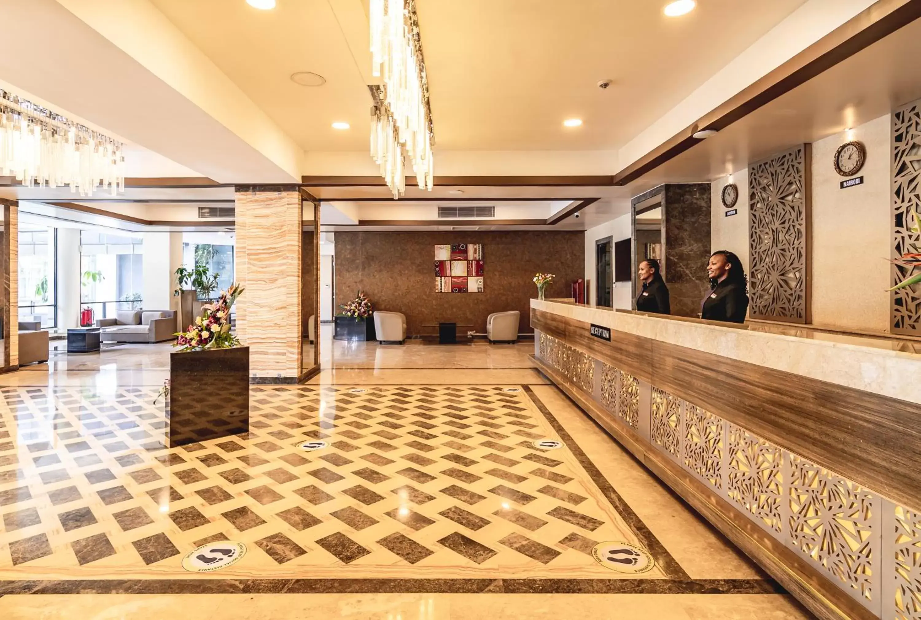 Lobby or reception, Lobby/Reception in PrideInn Azure Hotel Nairobi Westlands