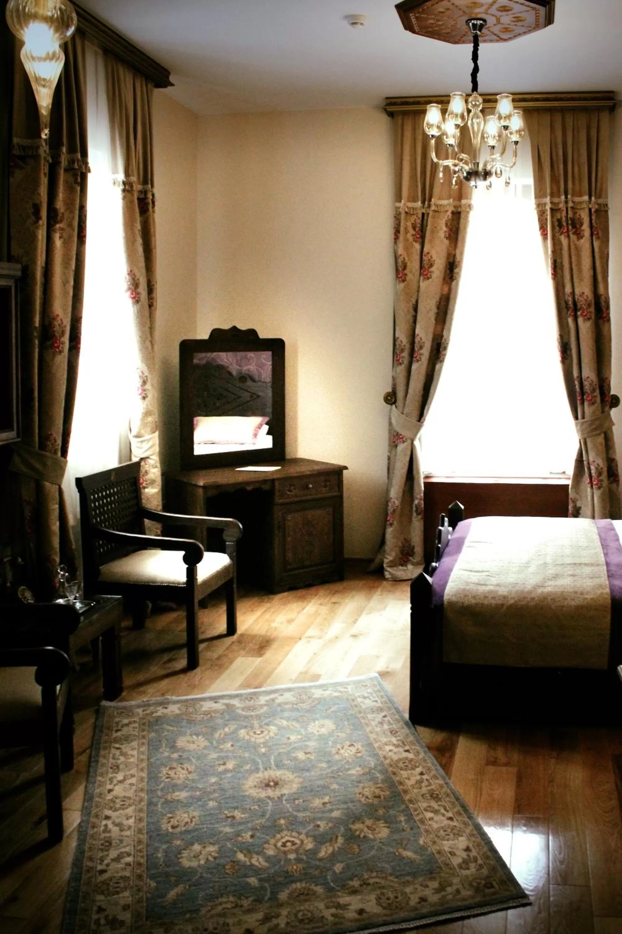 Bed in İsa Begov Hamam Hotel