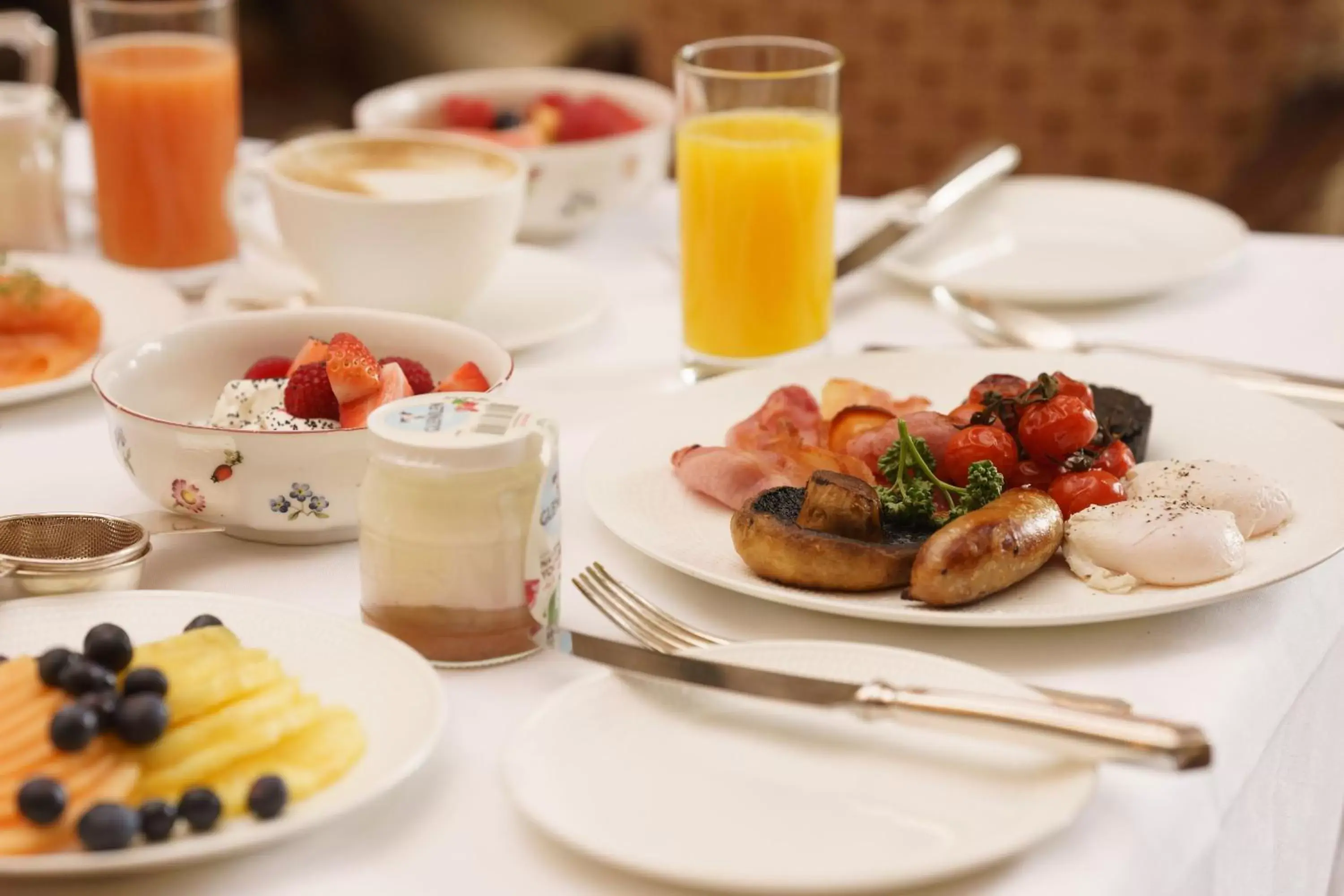 Breakfast in Lucknam Park Hotel