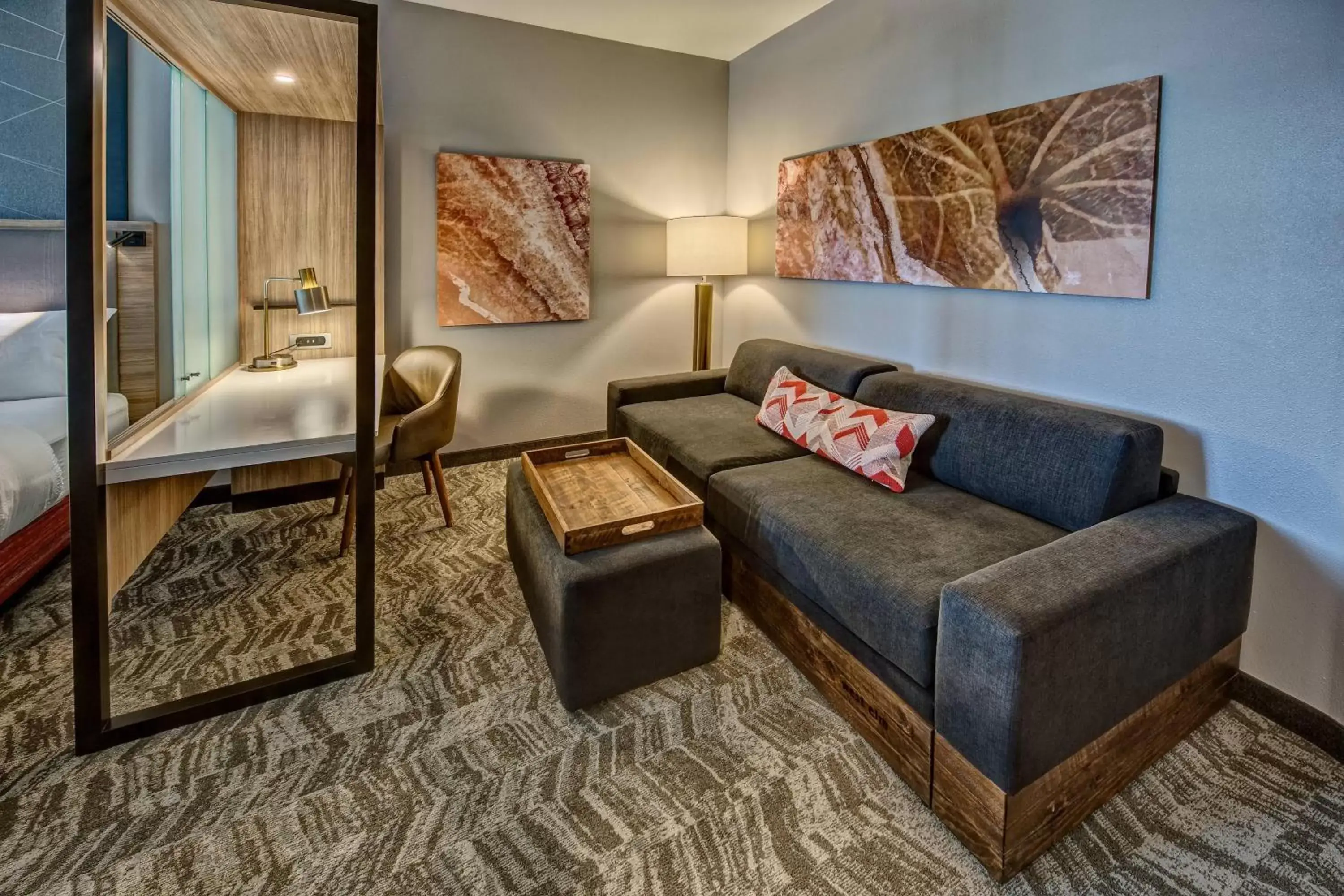 Living room, Seating Area in SpringHill Suites by Marriott Amarillo