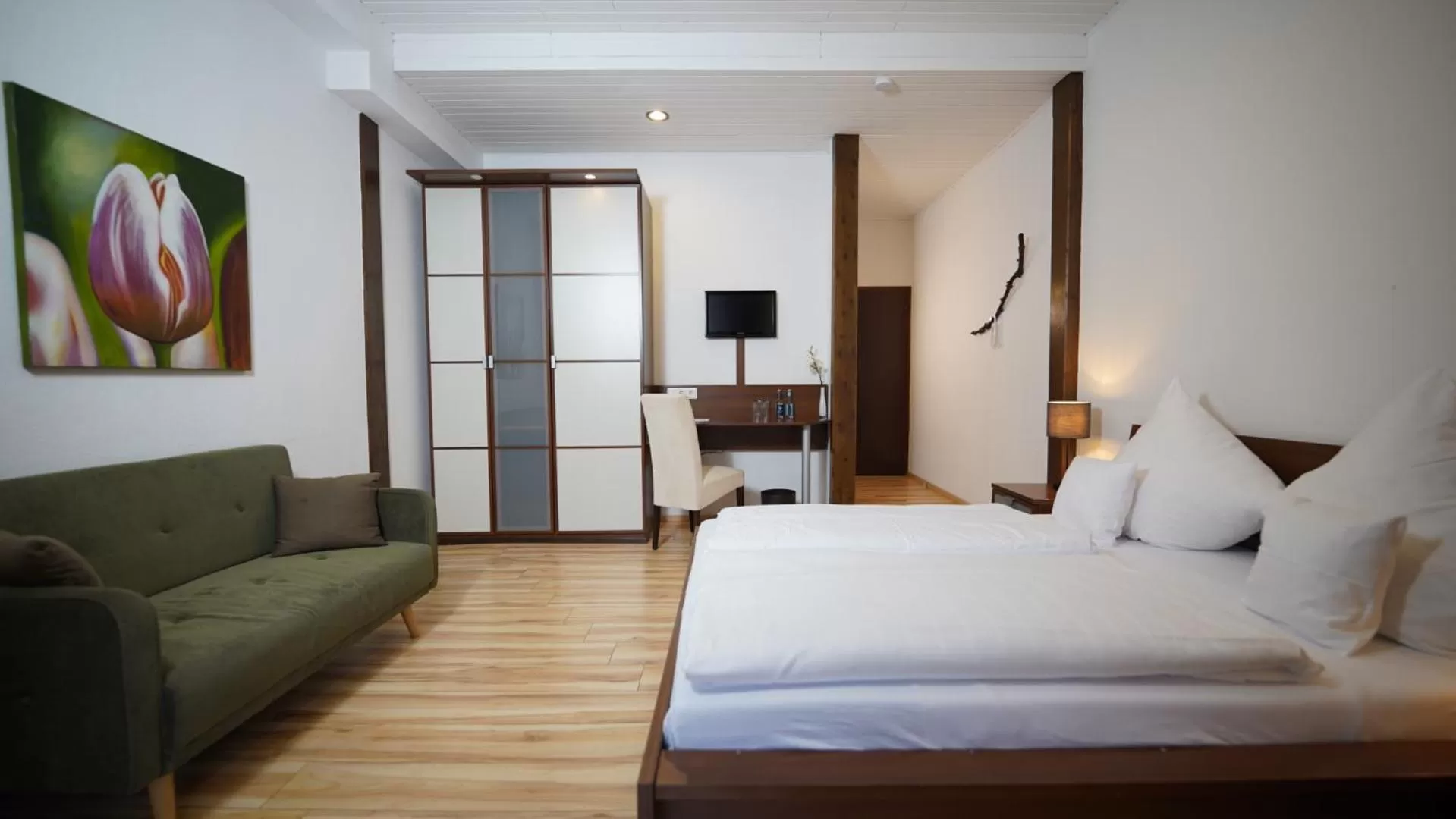 Bed in Vegan Hotel und Restaurants Nicolay 1881