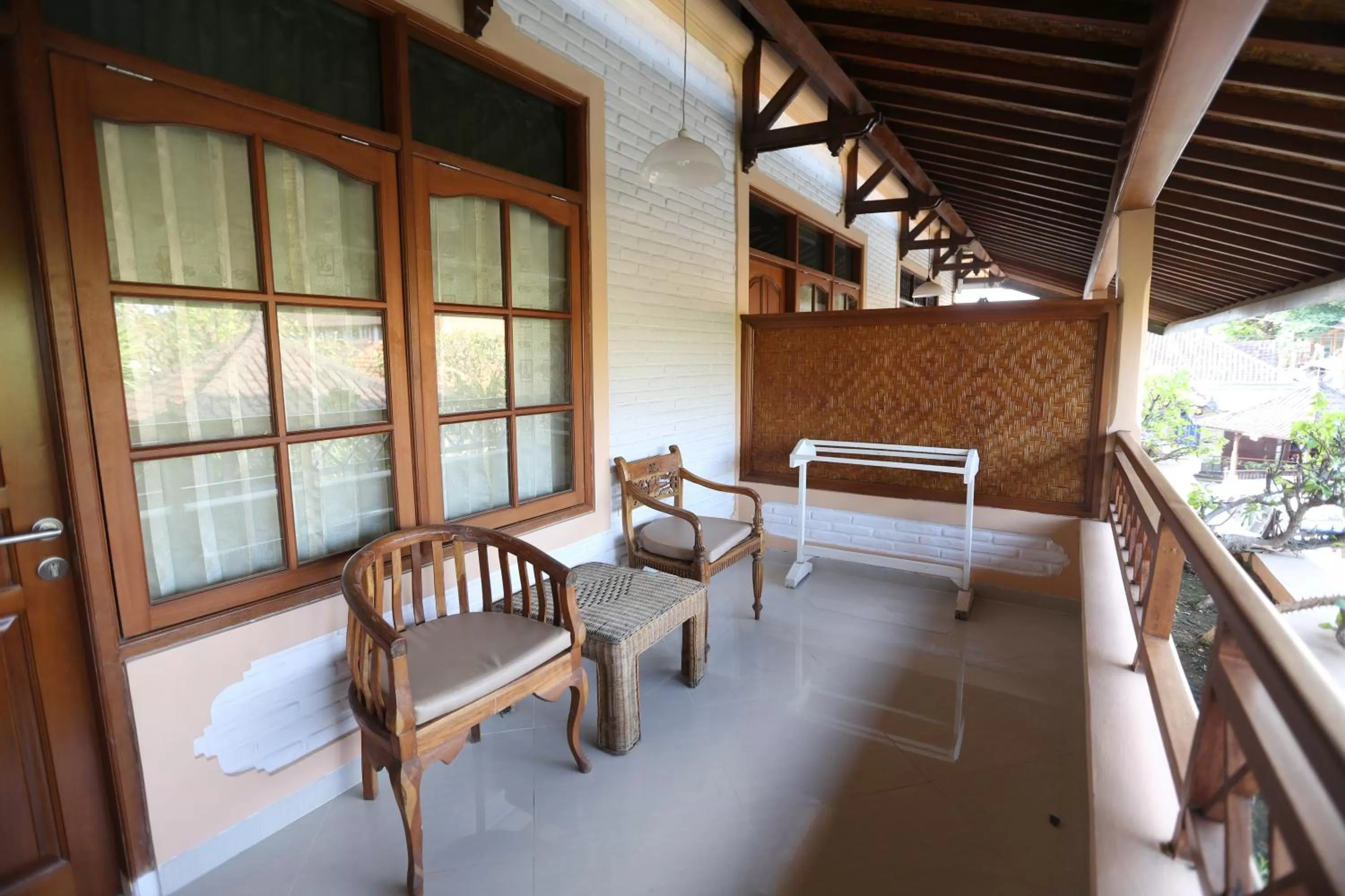 Balcony/Terrace in Fat Yogi Cottages