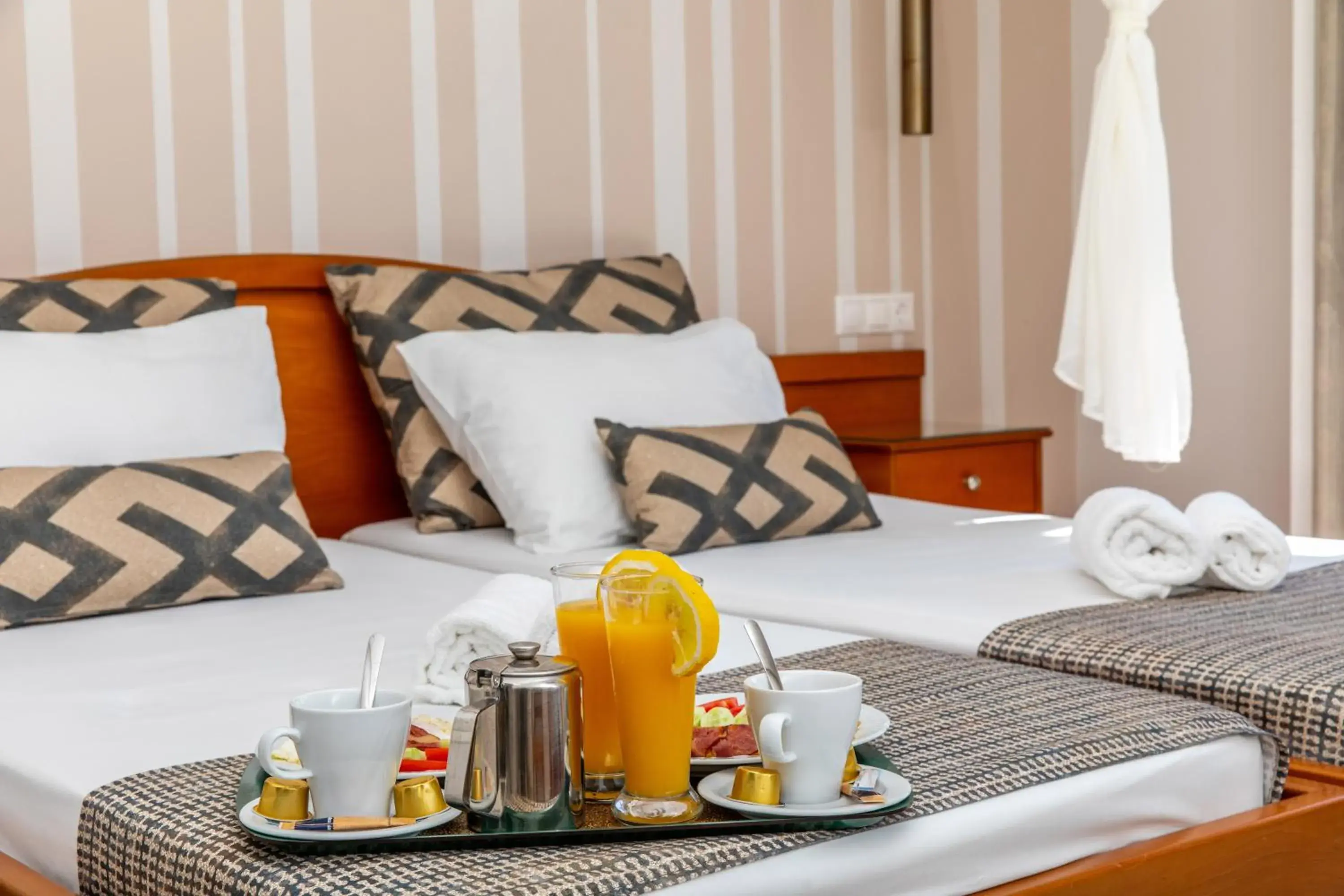 Bed in Hotel Palatia