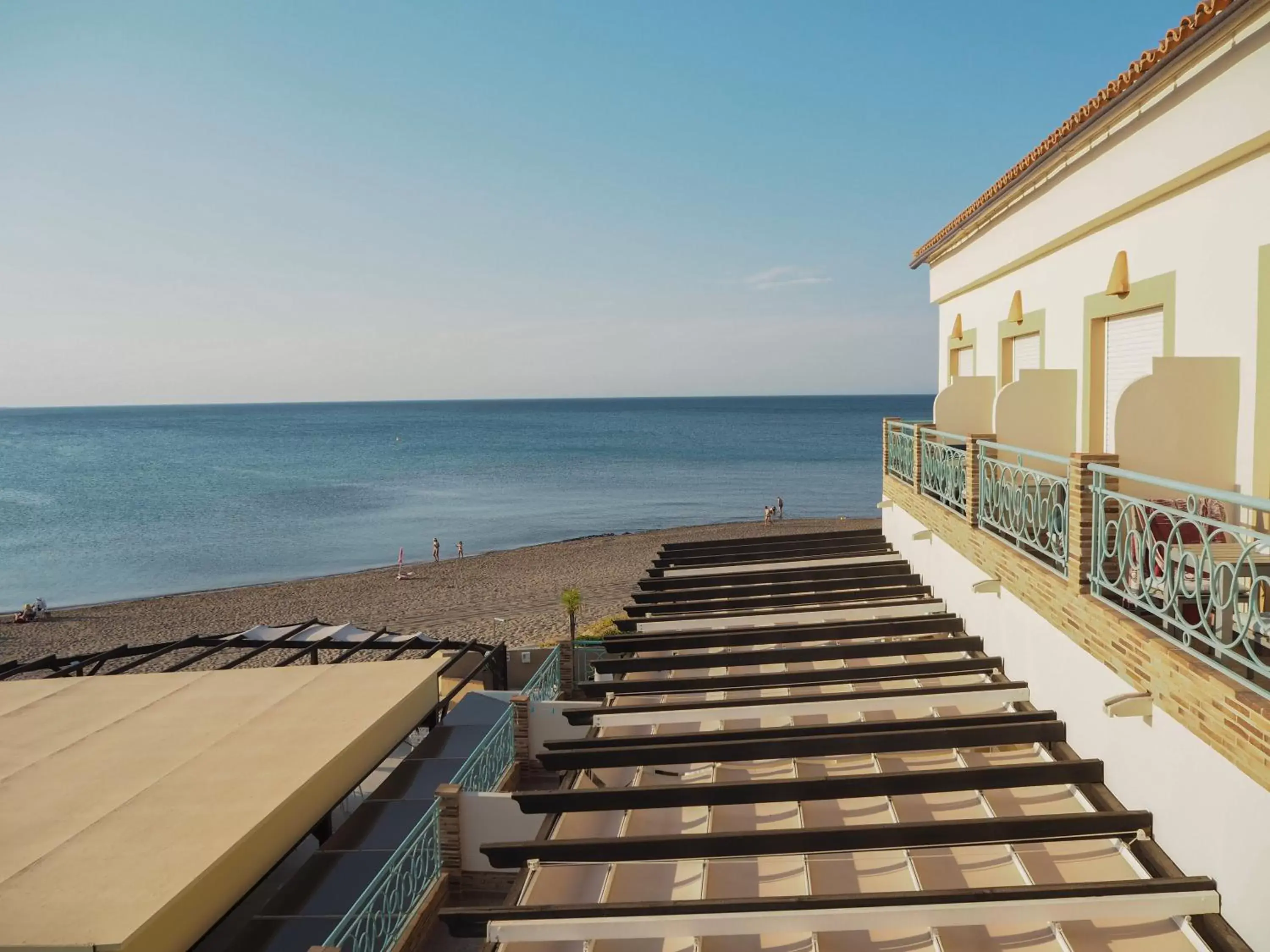 Balcony/Terrace, Sea View in Hotel Noguera Mar