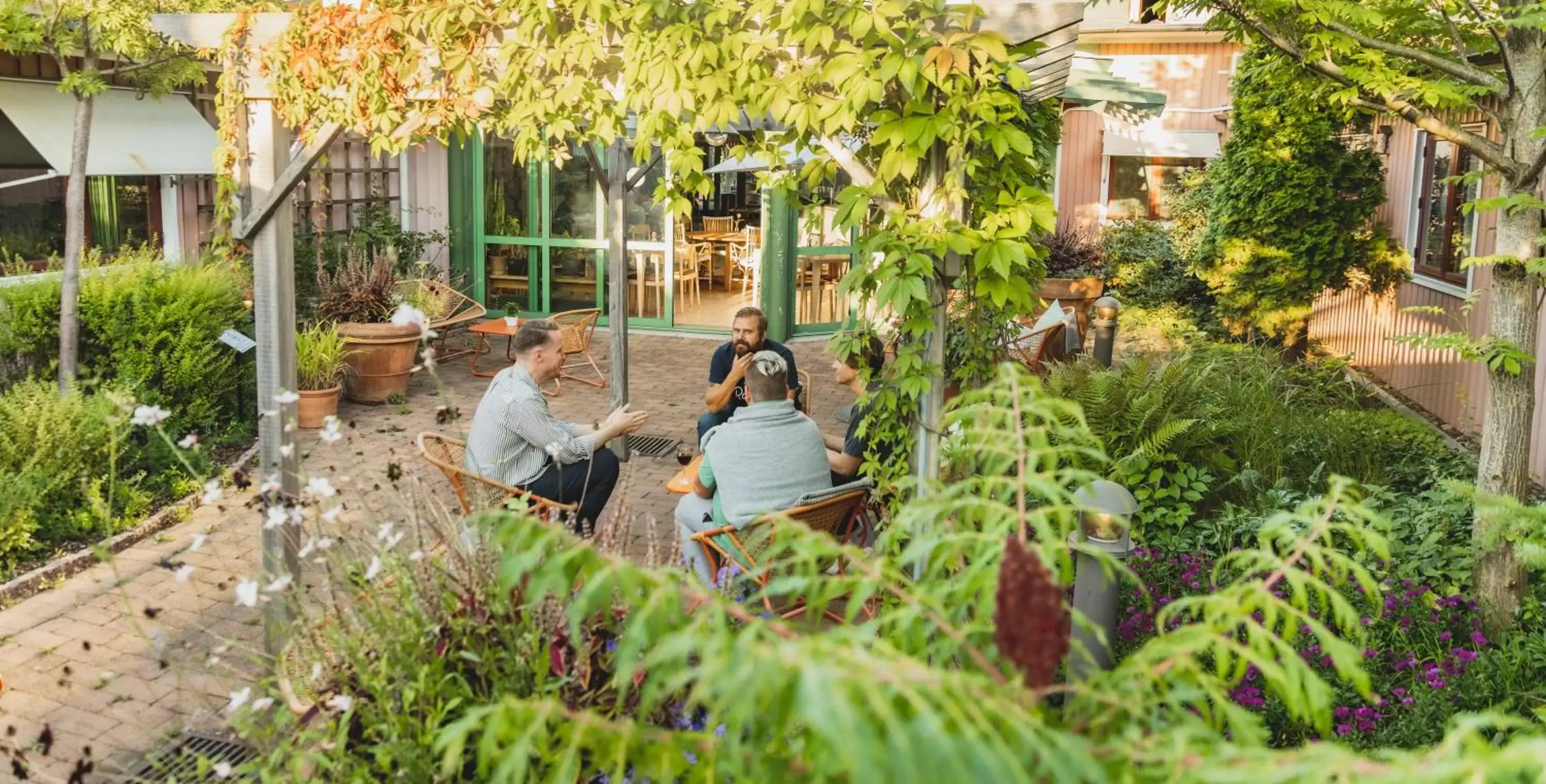 Patio in Hotell Heden