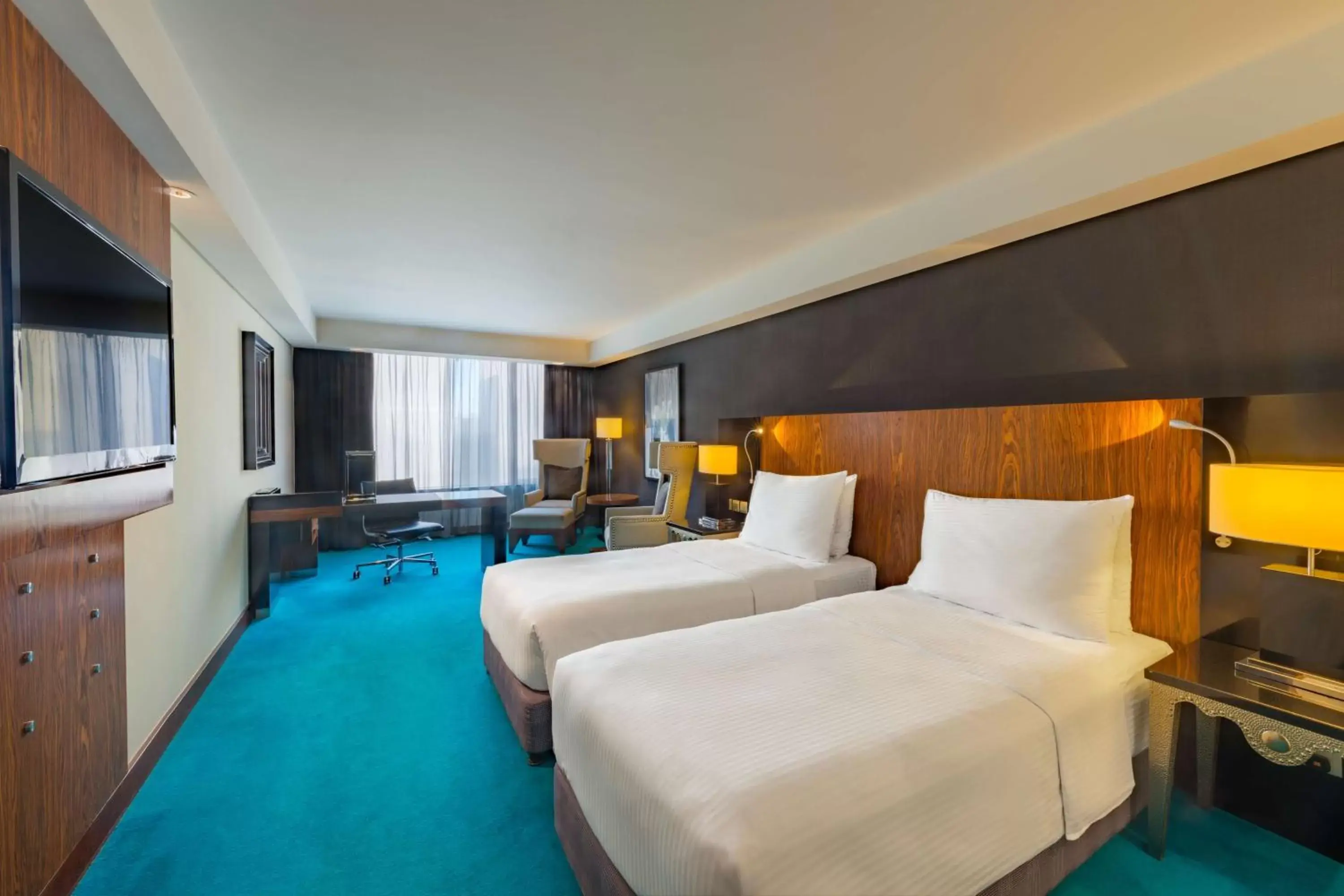 Bedroom, Bed in Radisson Blu Hotel, Kuwait