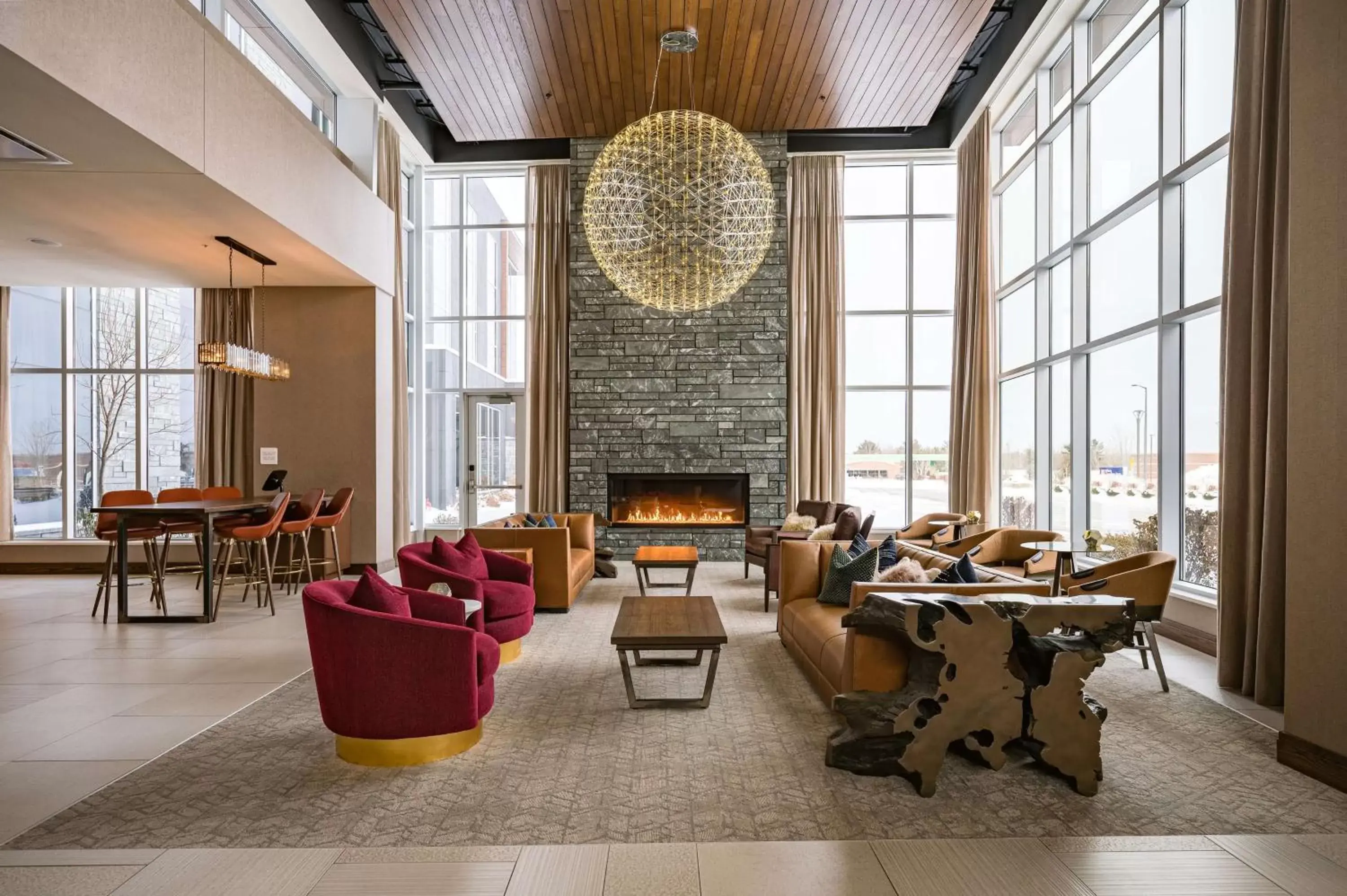 Lobby or reception, Restaurant/Places to Eat in Hilton Garden Inn Wausau, WI
