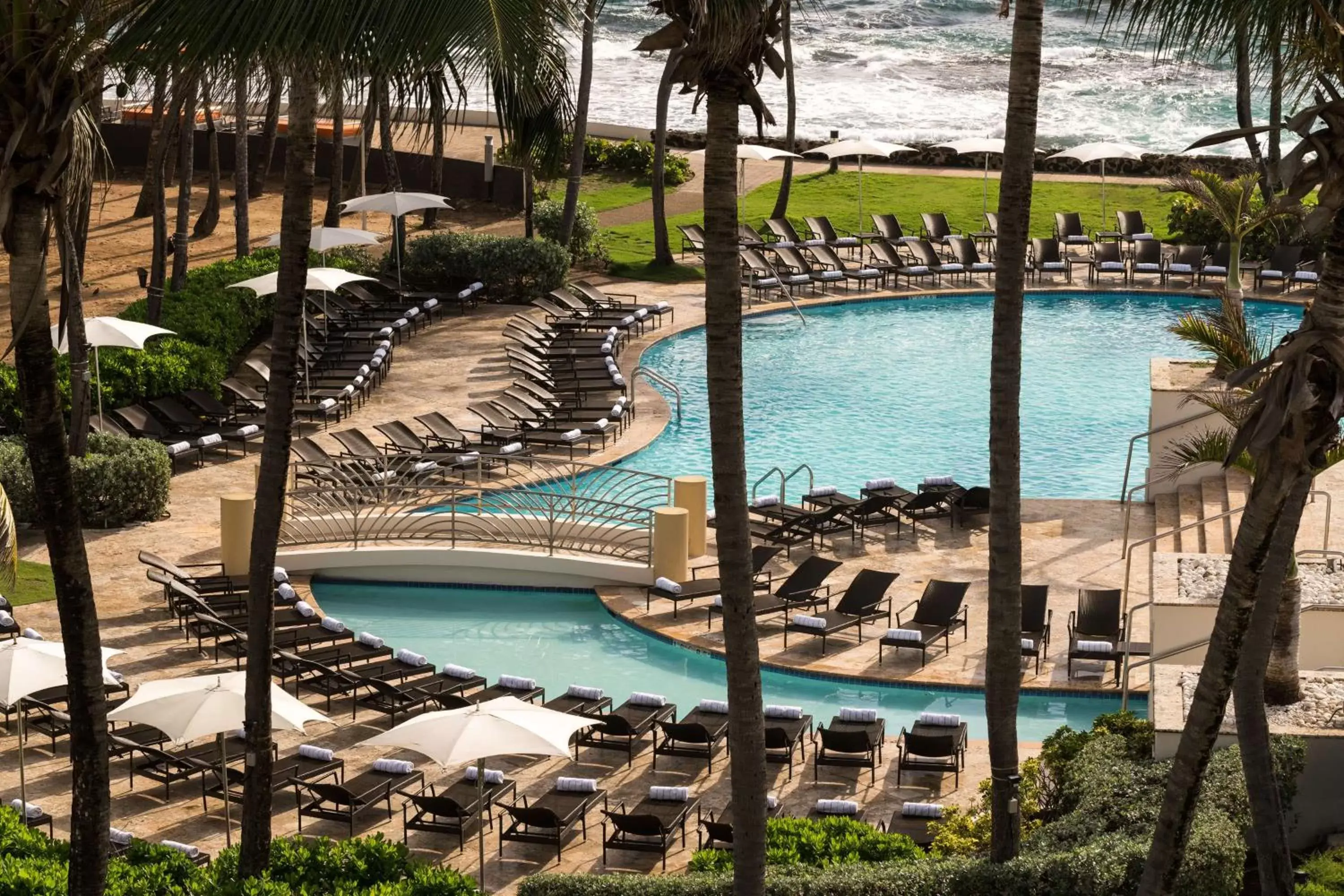 Swimming pool, Pool View in Caribe Hilton