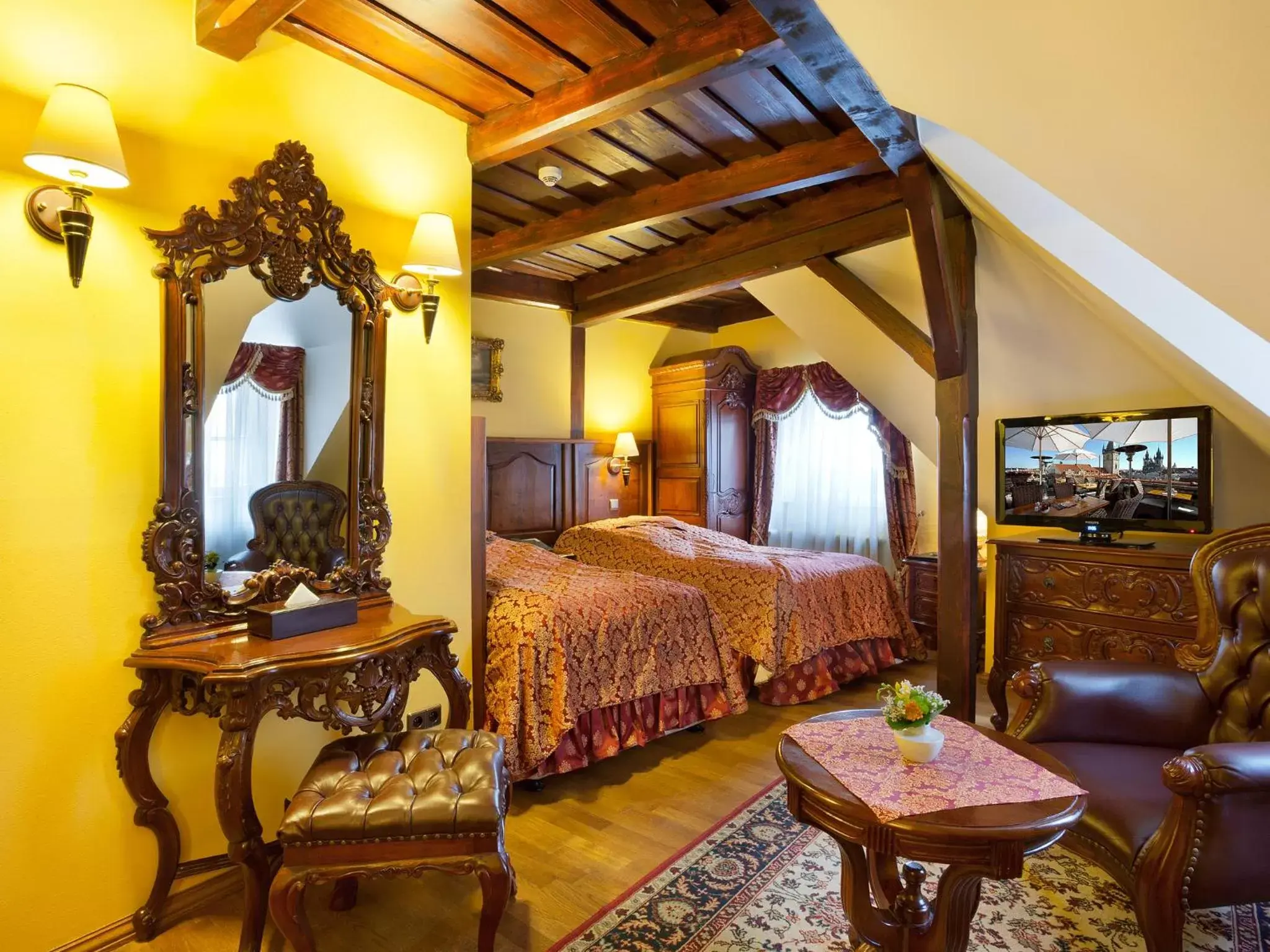 Bedroom in Hotel U Prince Prague by BHG