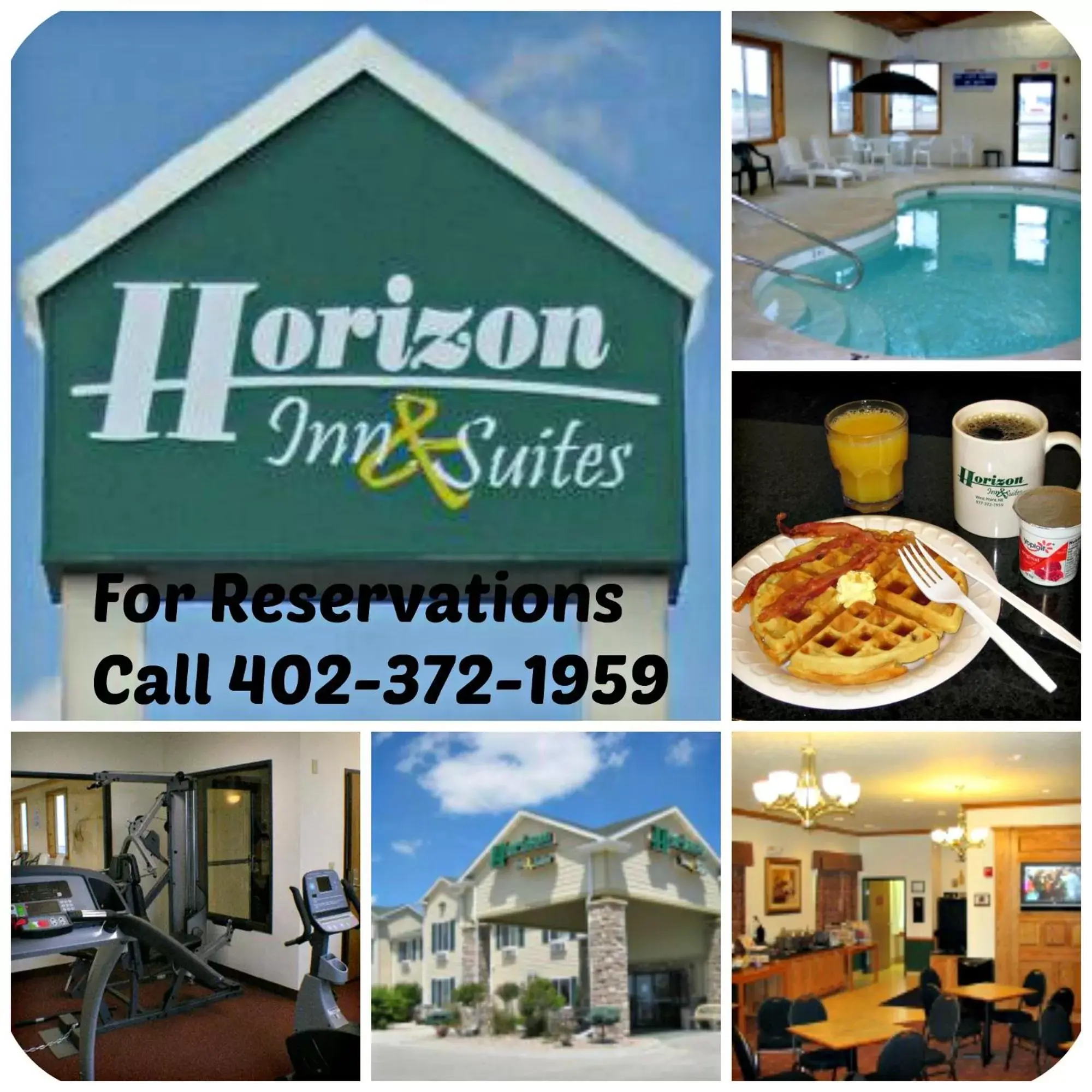 Communal lounge/ TV room in Horizon Inn & Suites
