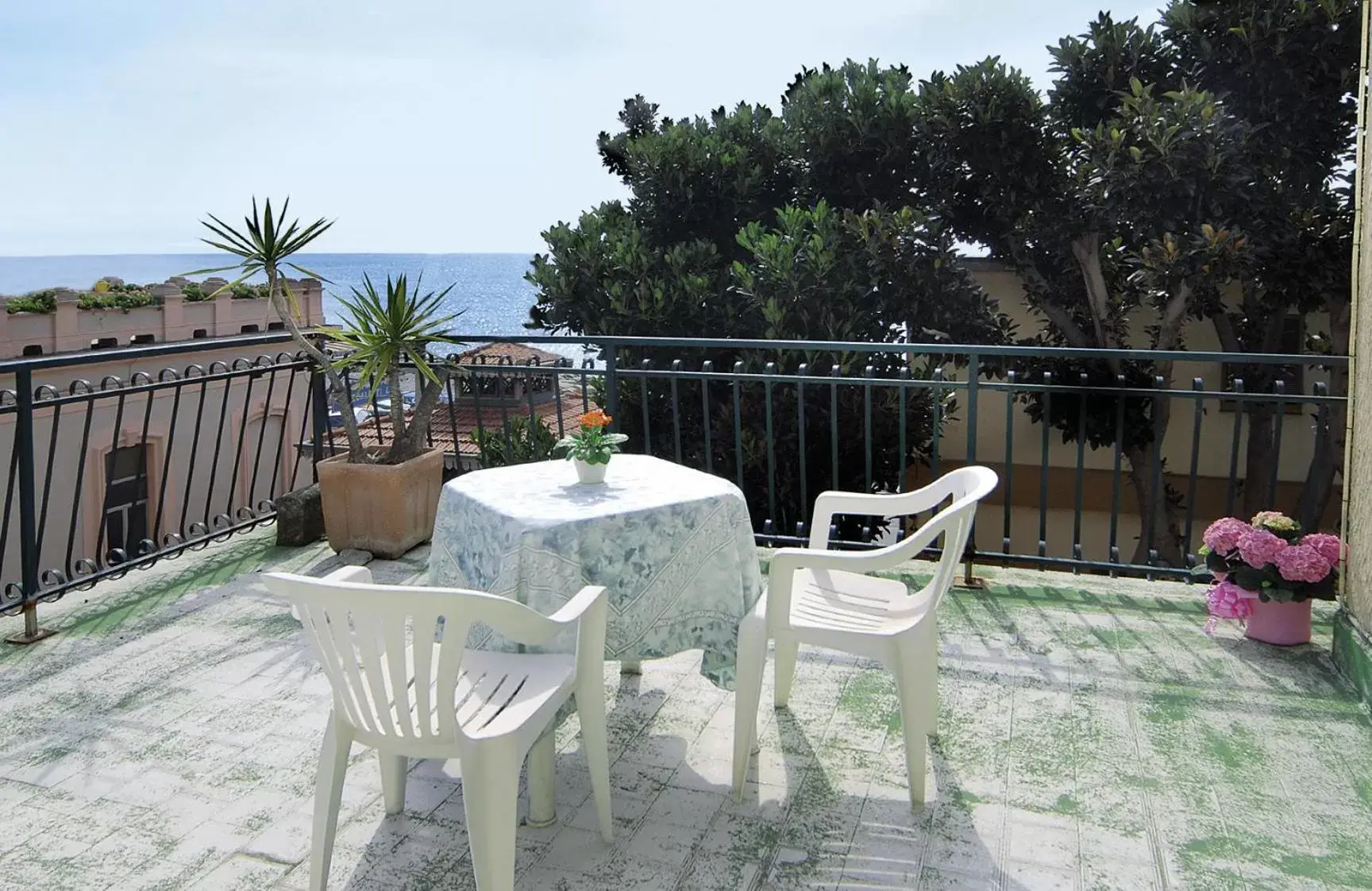 Decorative detail, Patio/Outdoor Area in Albergo Savoia