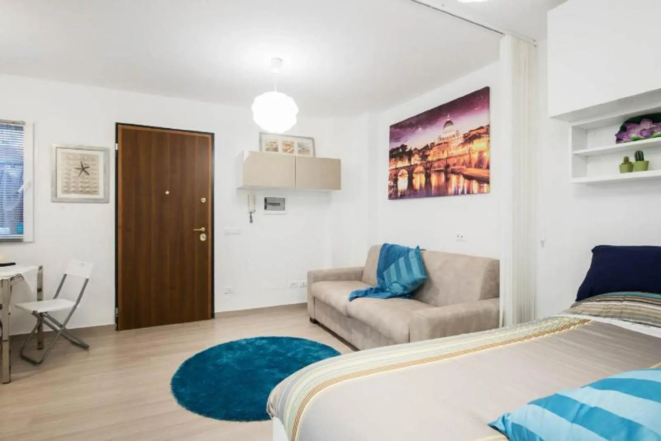 Living room, Seating Area in Condotti Apartment