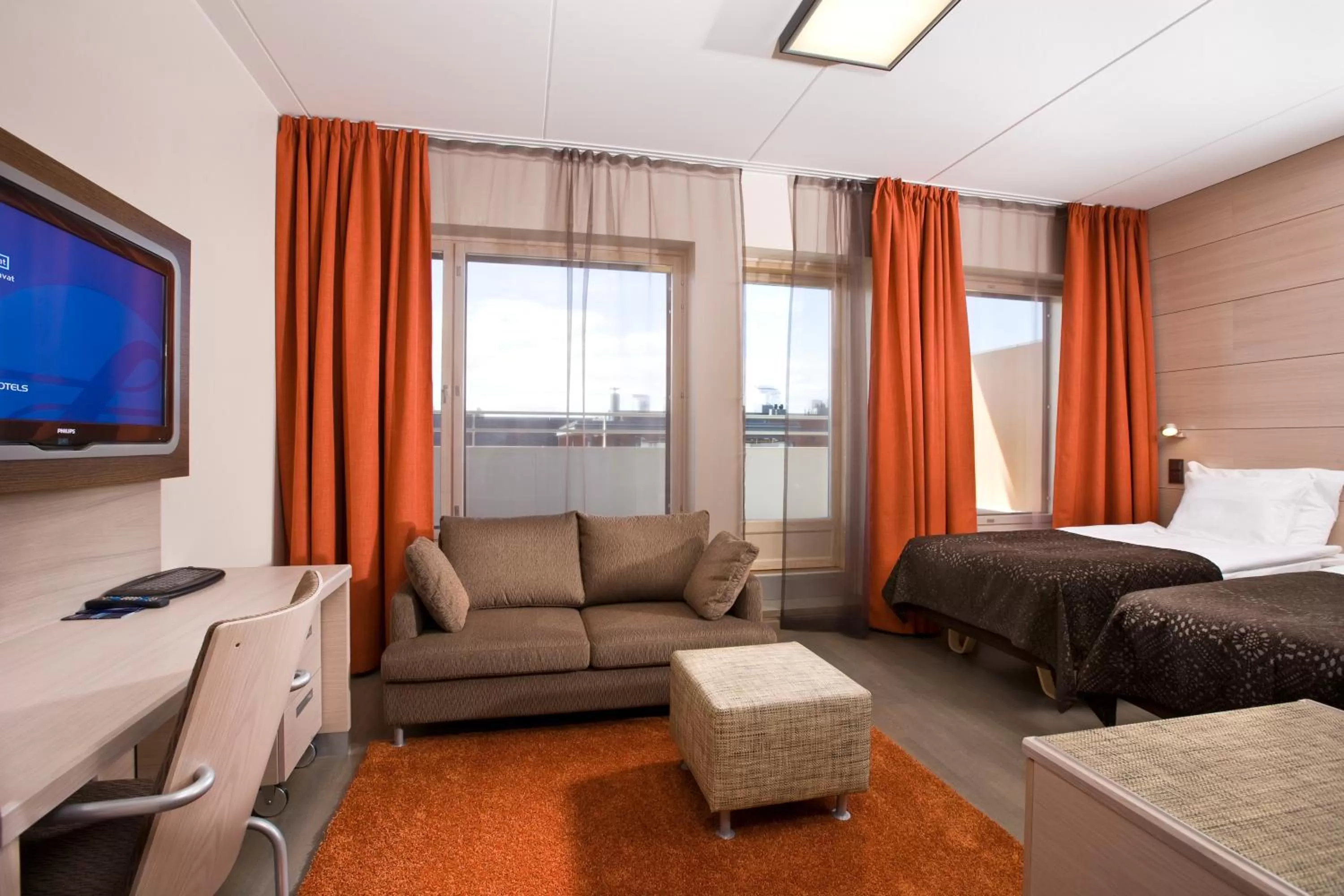 Photo of the whole room, Bed in Original Sokos Hotel Vaakuna Joensuu