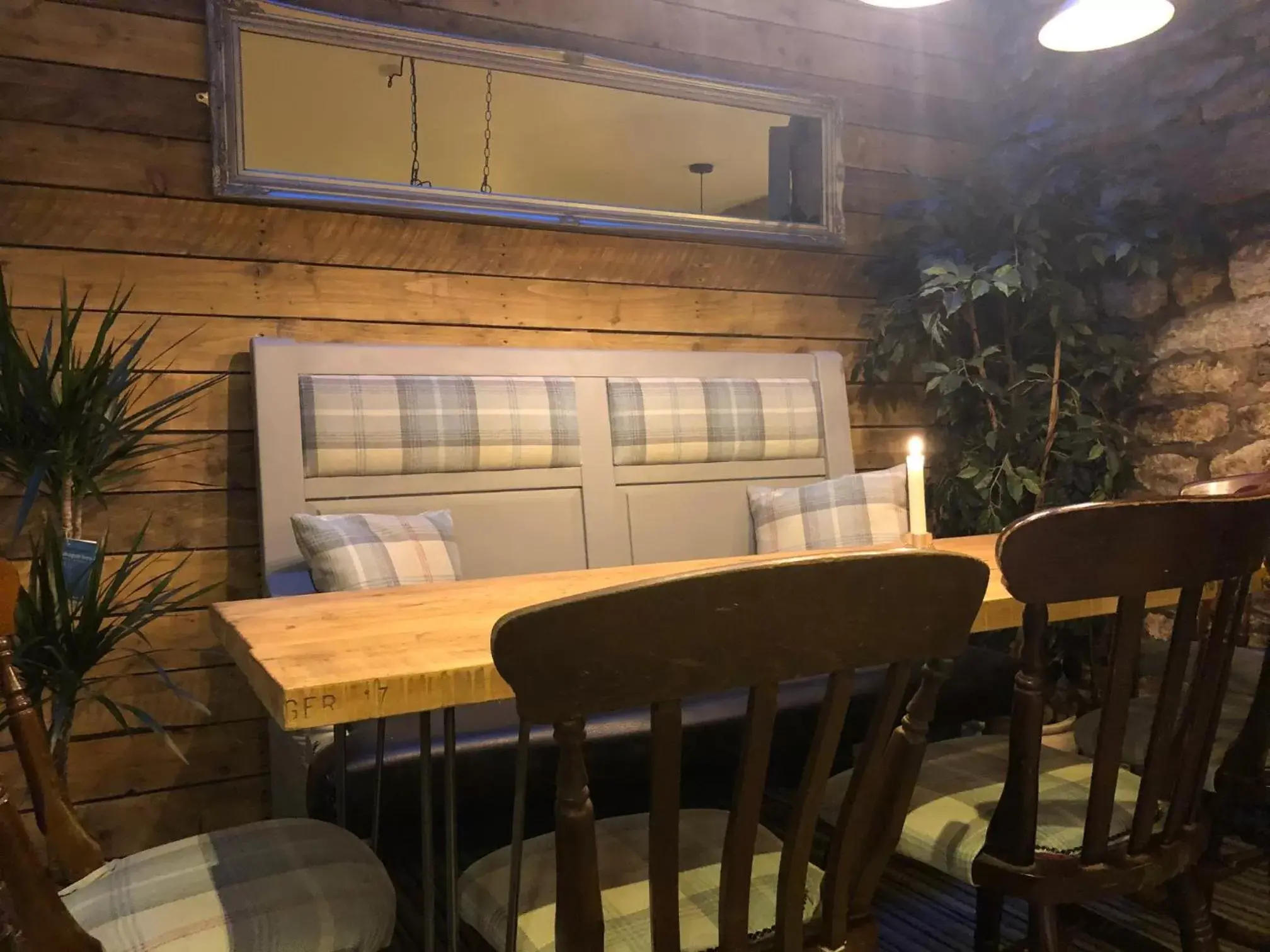 Dining area in The Punchbowl Inn