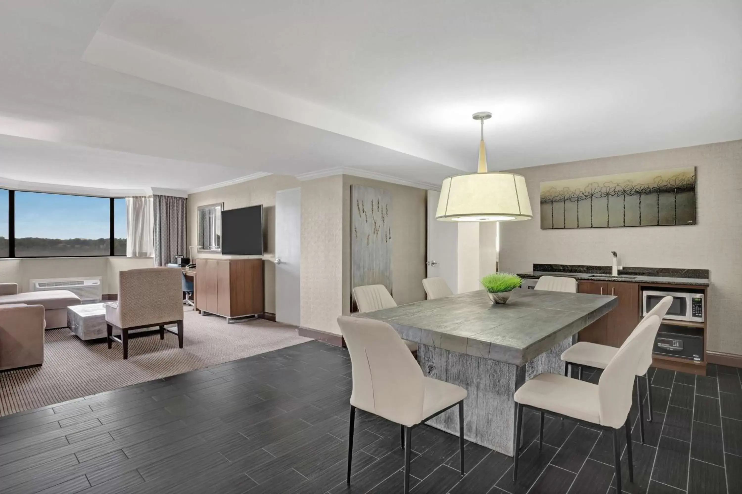 Living room, Dining Area in Hilton Arlington National Landing