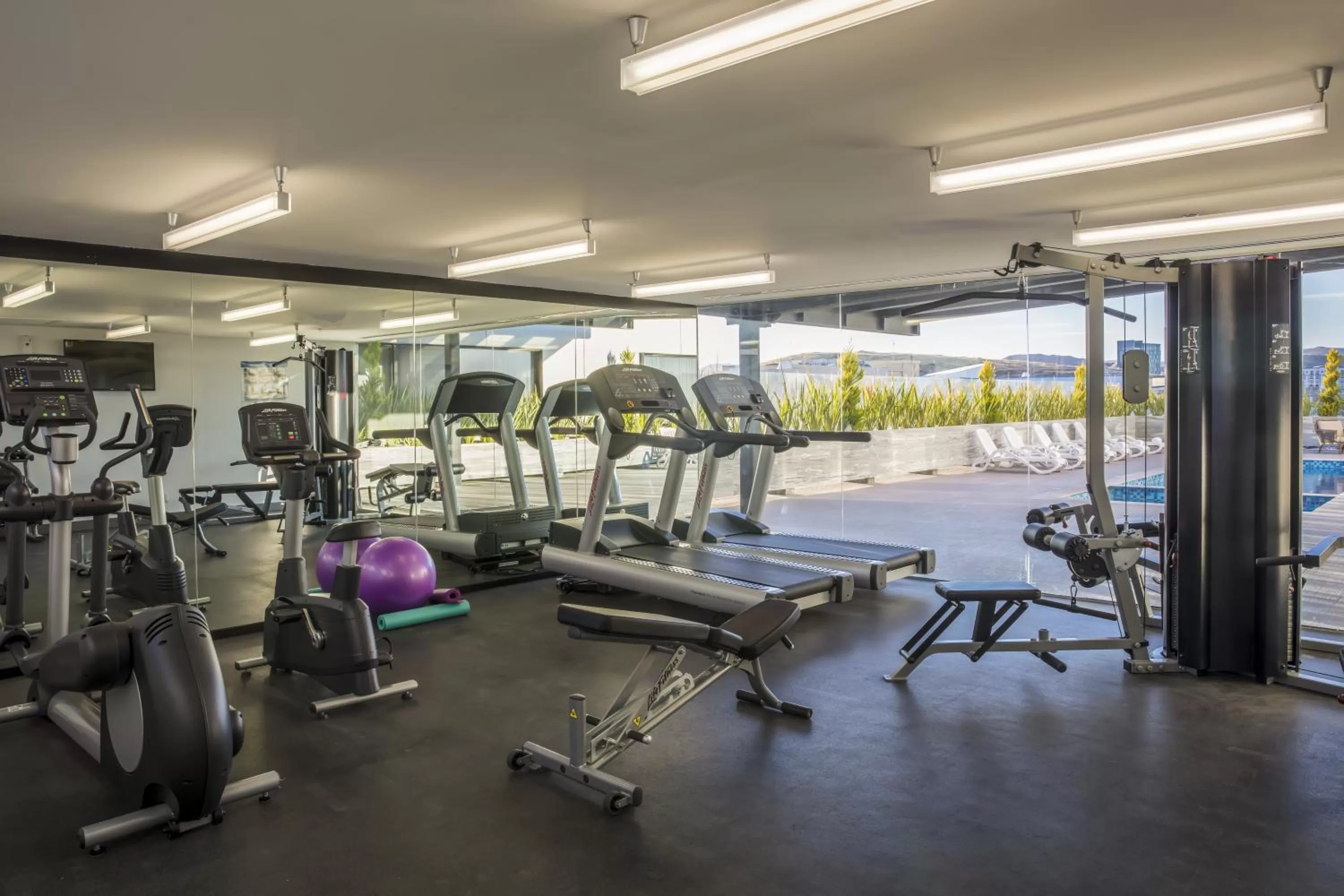 Fitness centre/facilities in Fiesta Inn Chihuahua Fashion Mall