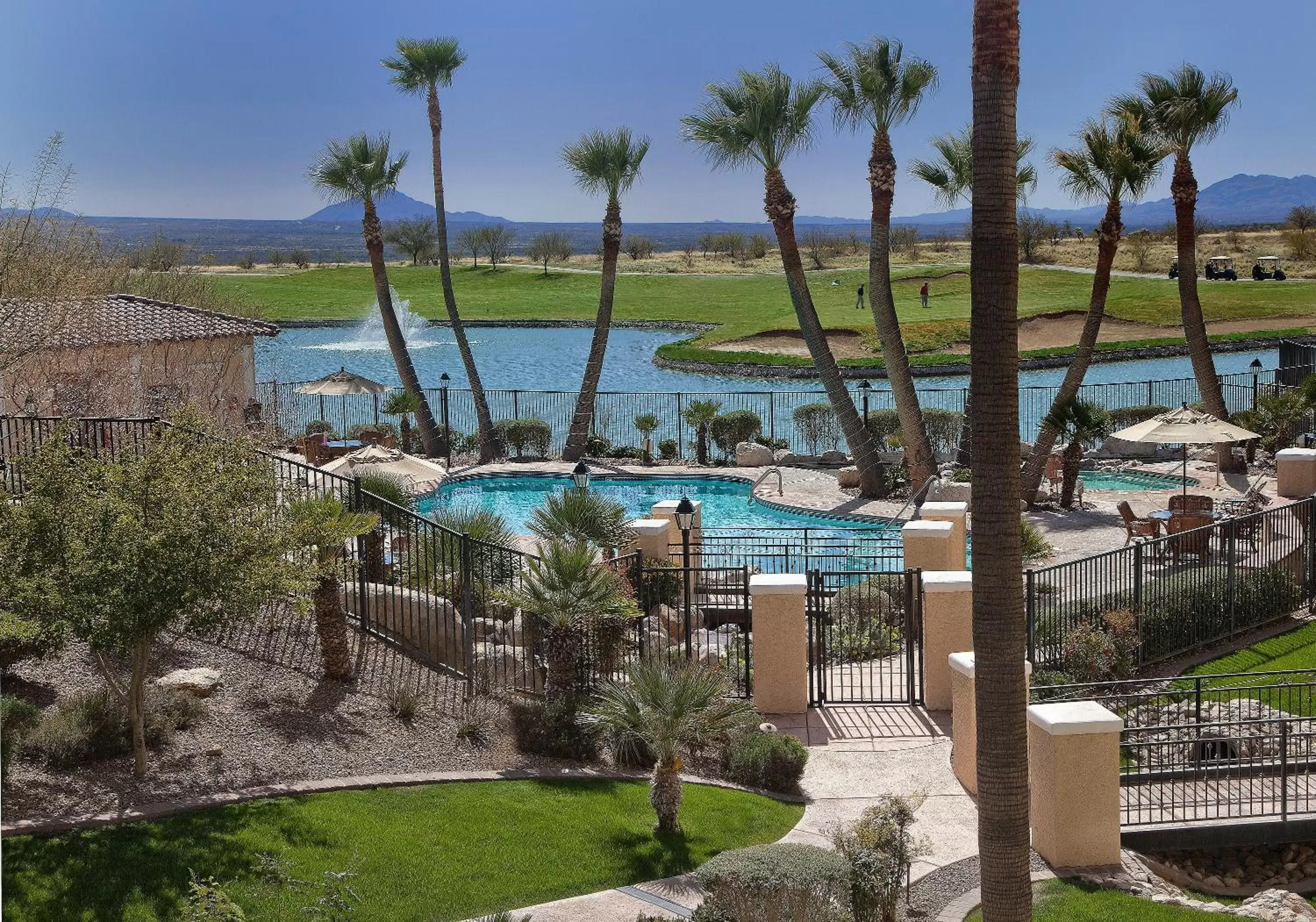 Pool View in Canoa Ranch Golf Resort