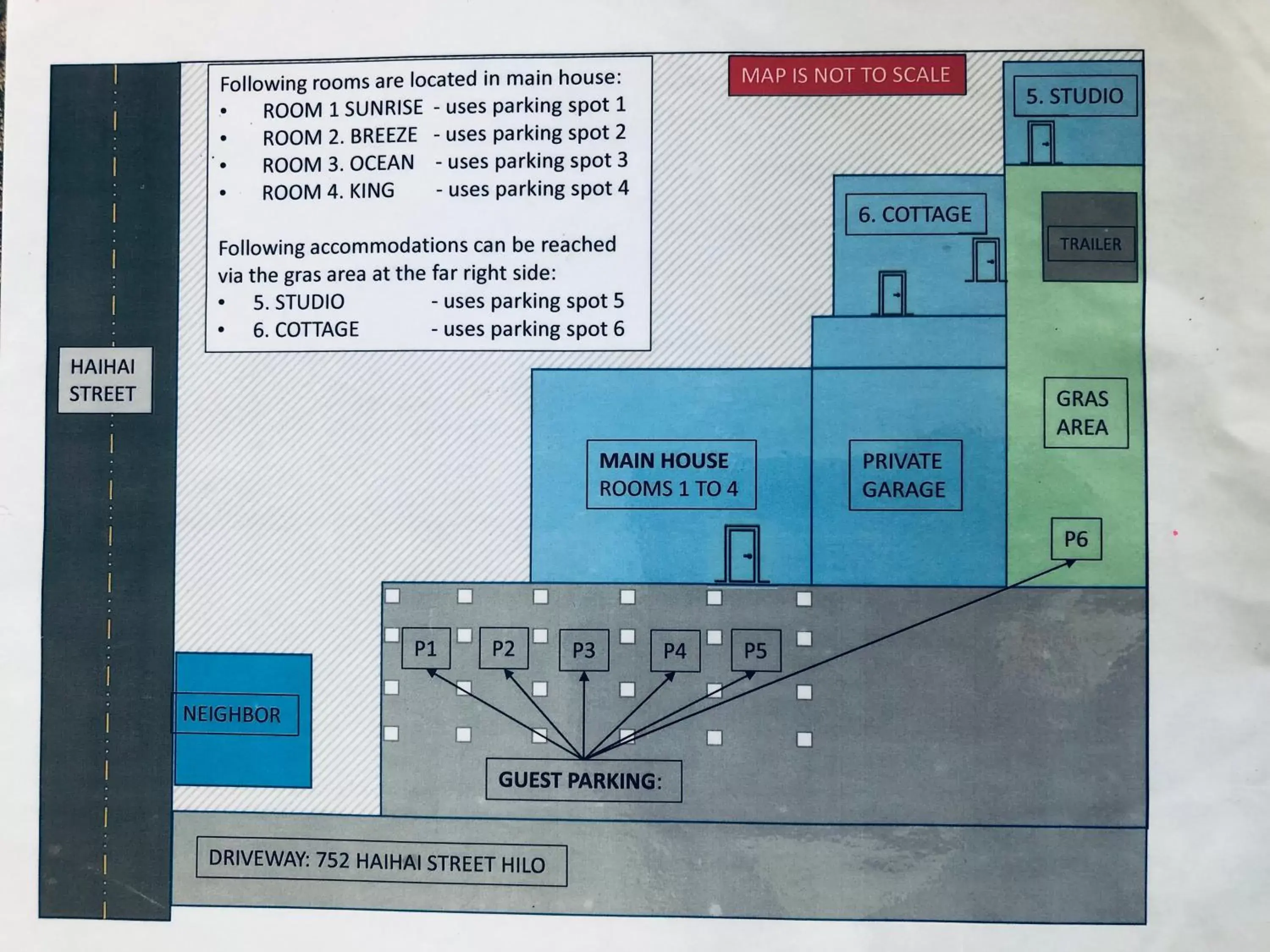 Floor Plan in Hawaiian Ohana Home