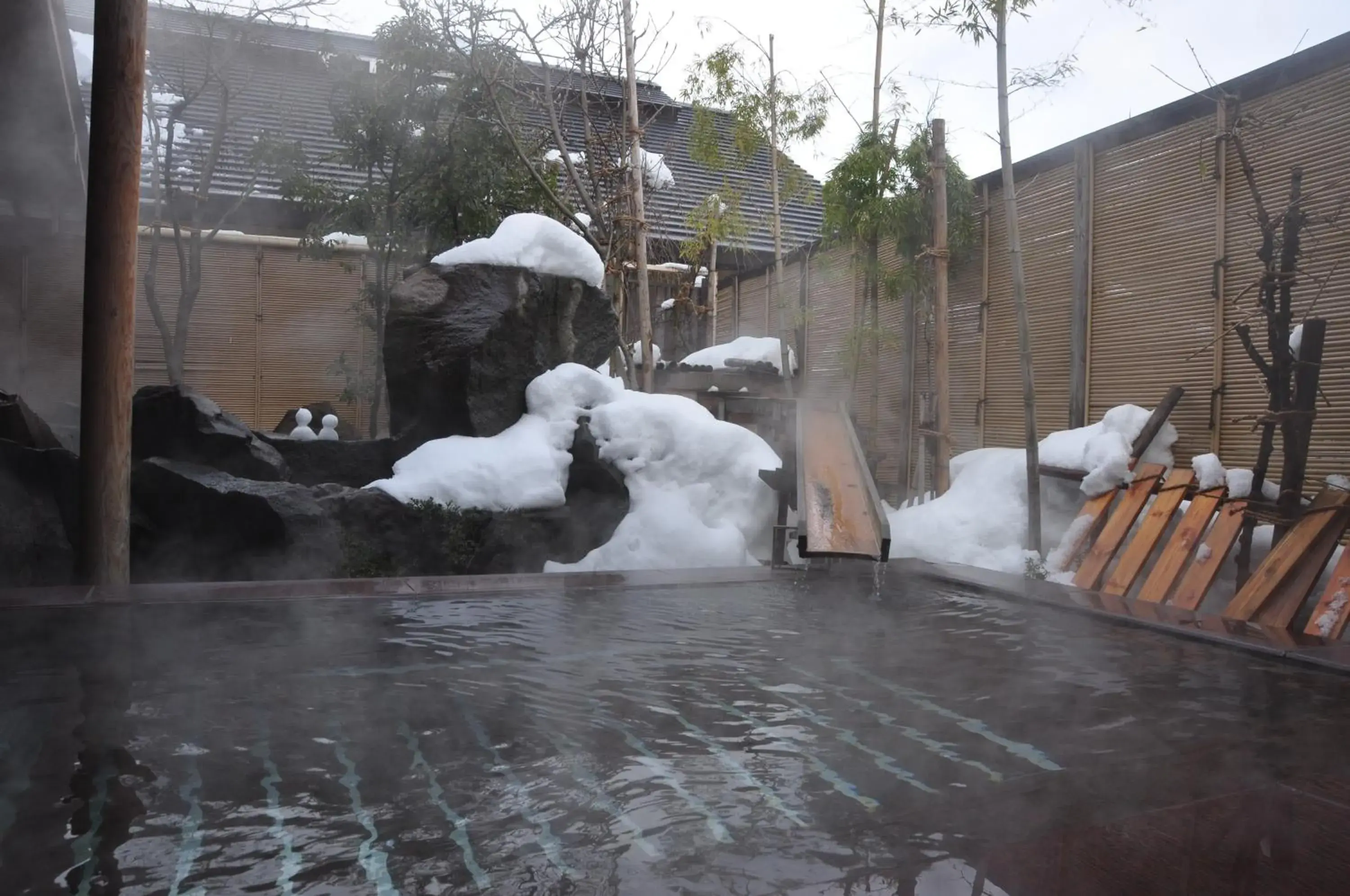 Hot Spring Bath in Yuzawa Grand Hotel