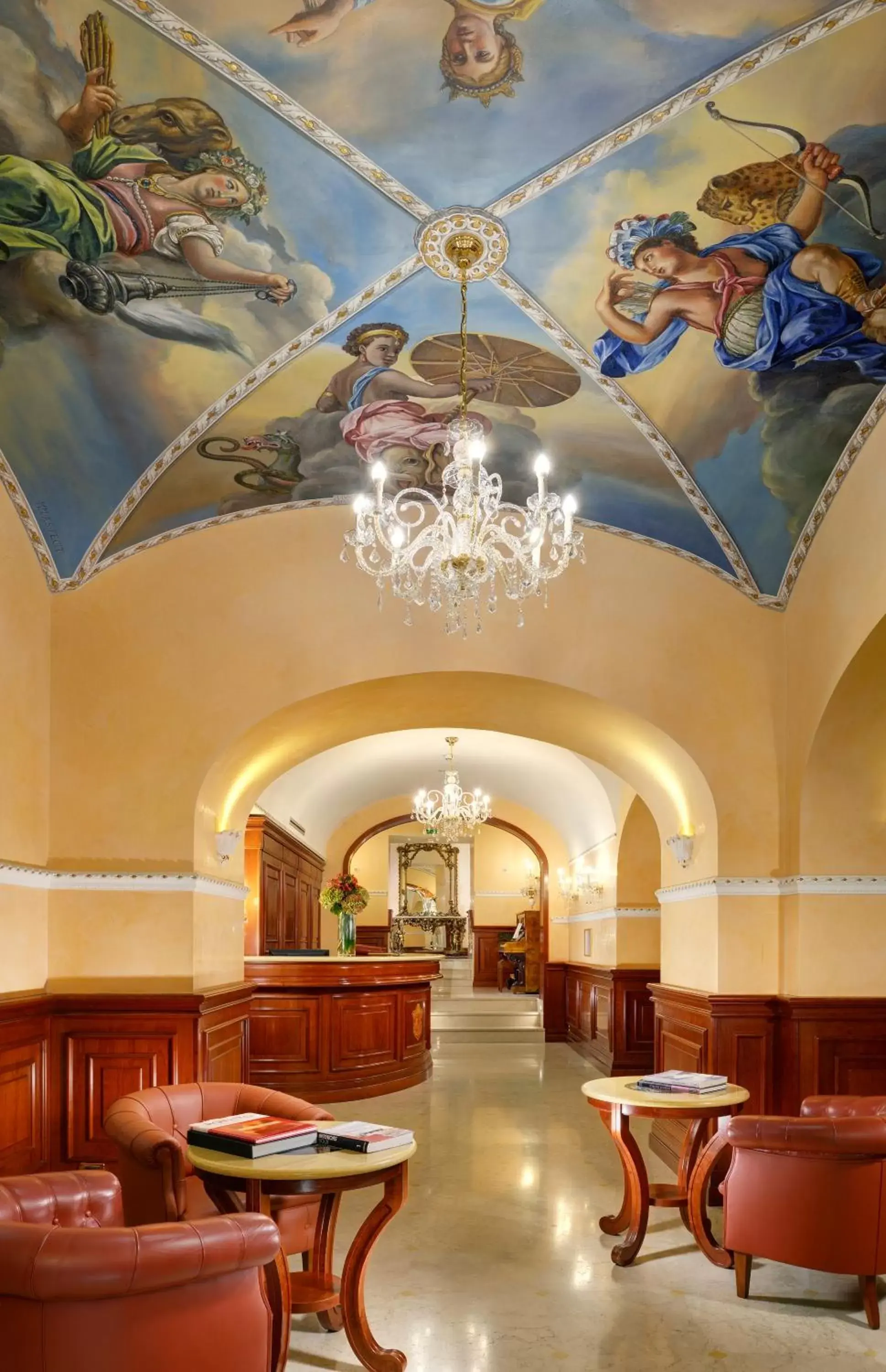 Lobby or reception, Restaurant/Places to Eat in Hotel Principessa Isabella